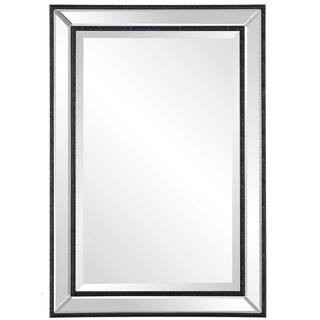 Home Decorators Collection HDC 22 in. W x 32 in. H Black Organic Mirror HDE00973 - The Home Depot | The Home Depot