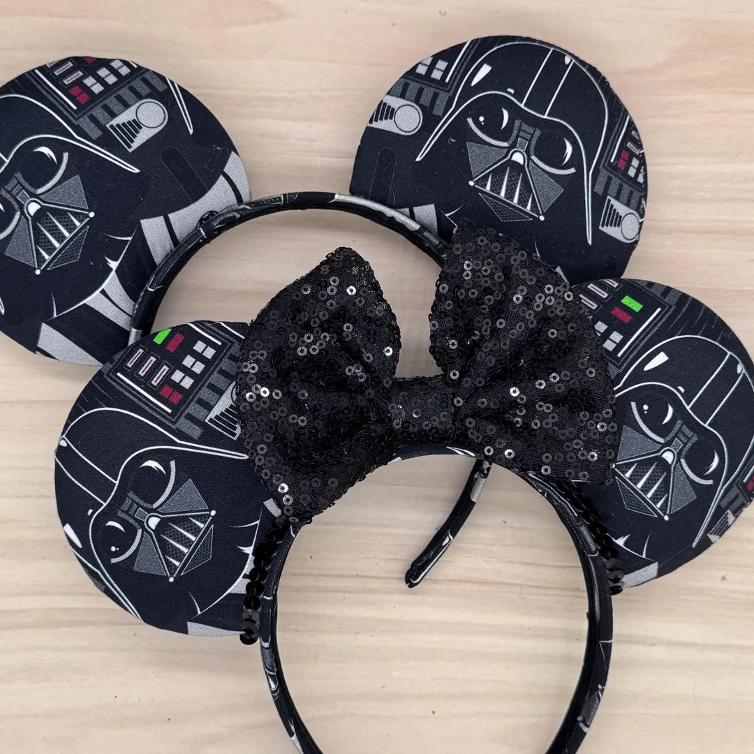 Darth Vader Mouse Ears - Force, Star wars, May the fourth, Galaxy's Edge, Space | Etsy (Global)