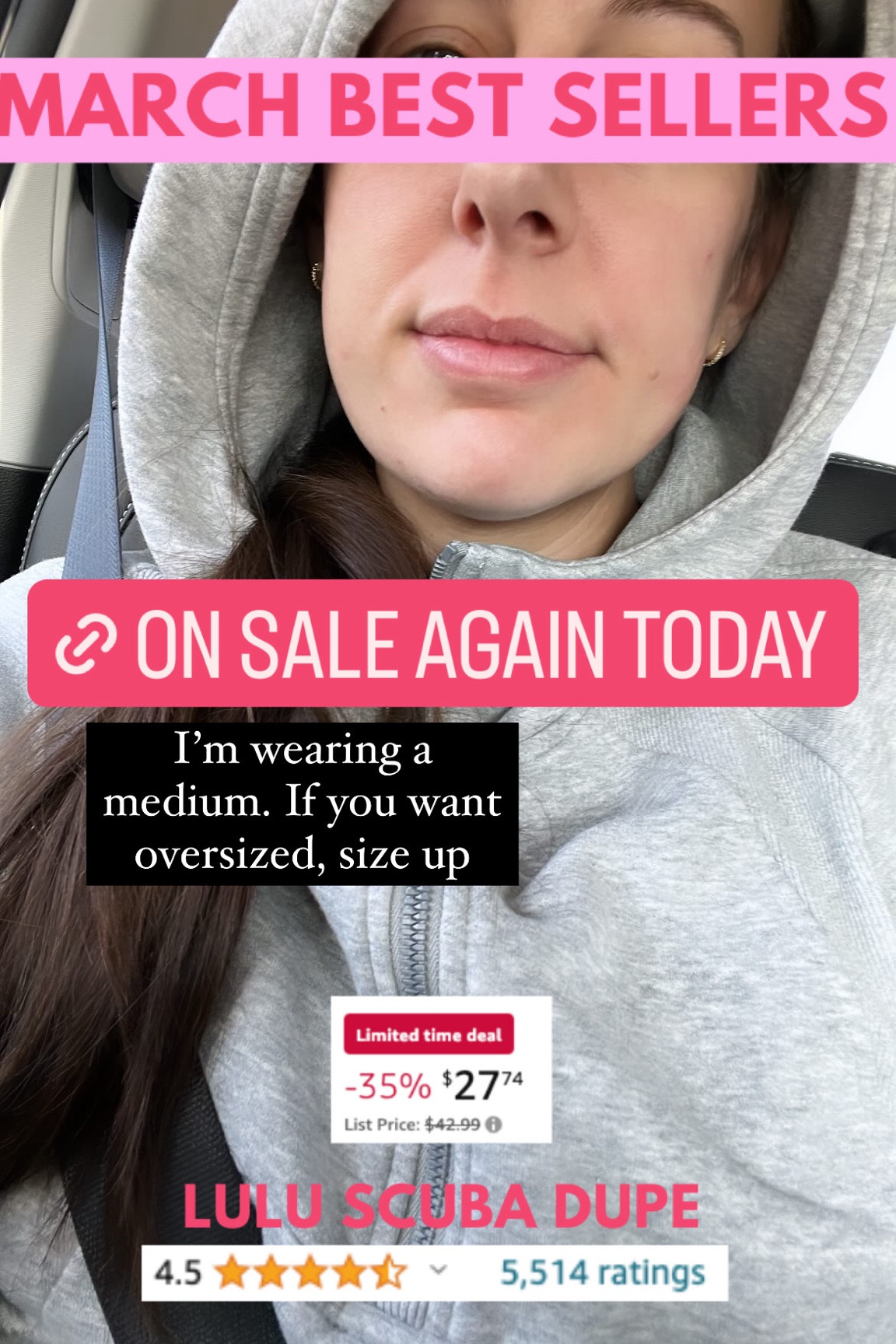 Lulu dupe scuba quarter zip hoodie Amazon find on sale 

#LTKfitness #LTKsalealert #LTKfindsunder50