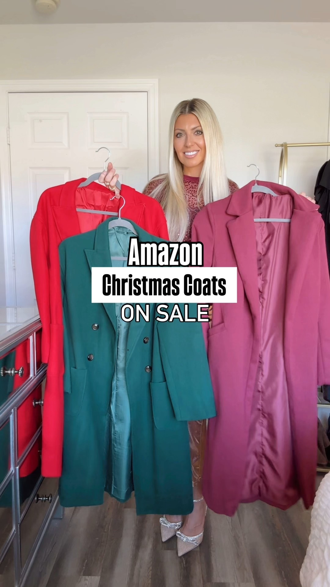 The prettiest coats in Christmas colors! Love the high quality and style of all 3 of these. They come in several colors and are all on sale on Amazon Prime! 

Winter coat / christmas outfit / holiday outfit / peacoat / mini skirt / burgundy coat / Christmas fashion / affordable amazon find / holiday style / red coat / winter fashion / amazon fashion / outfit inspo / winter outfit inspo / affordable style / amazon holiday outfit 

#wintercoat #christmasfashion #amazonfashion #winterfashion #holidaystyle 

#LTKHoliday #LTKSaleAlert #LTKSeasonal