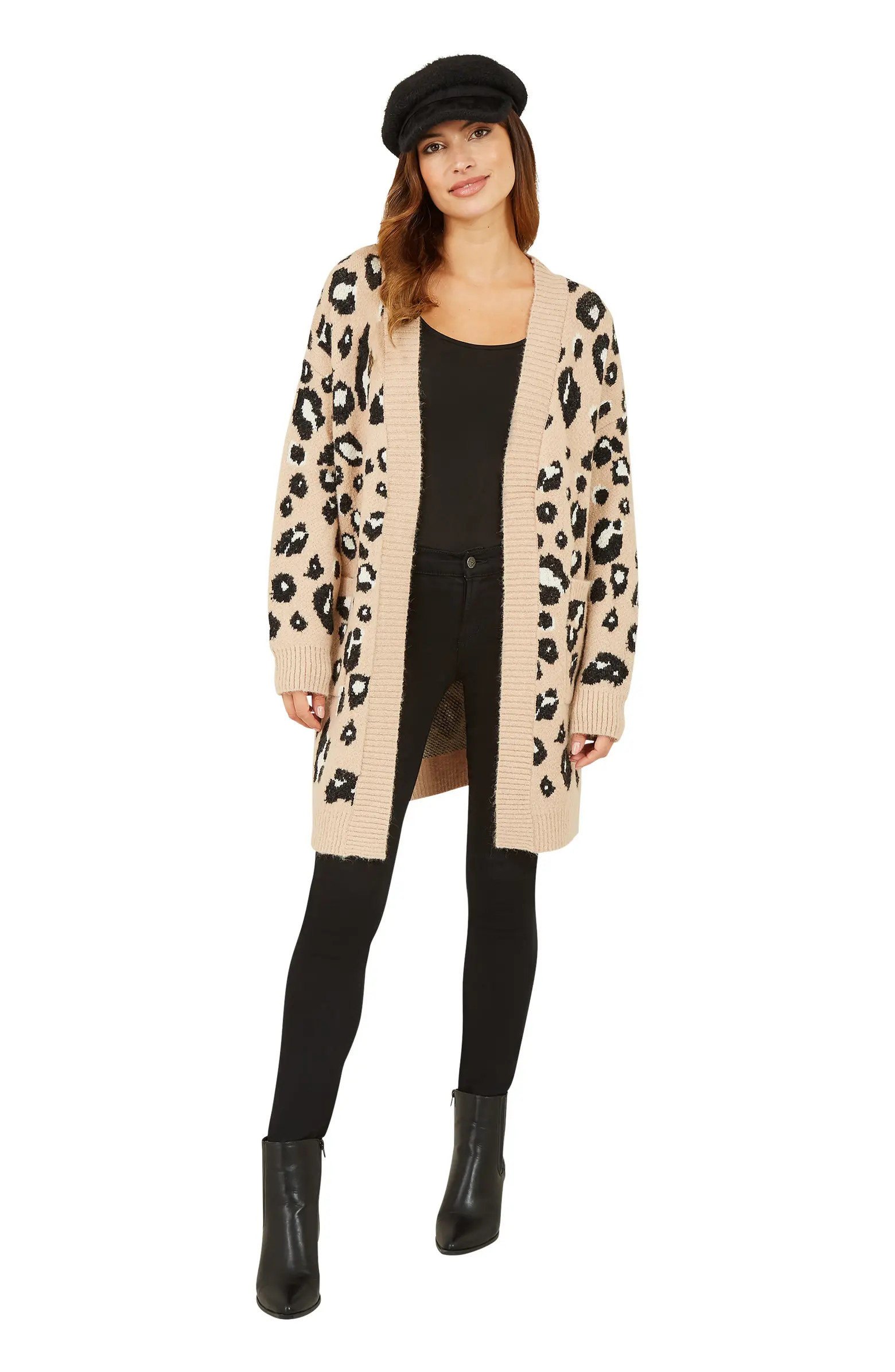 Yumi Animal Intarsia Knit Long Cardigan | Nordstrom | Nordstrom