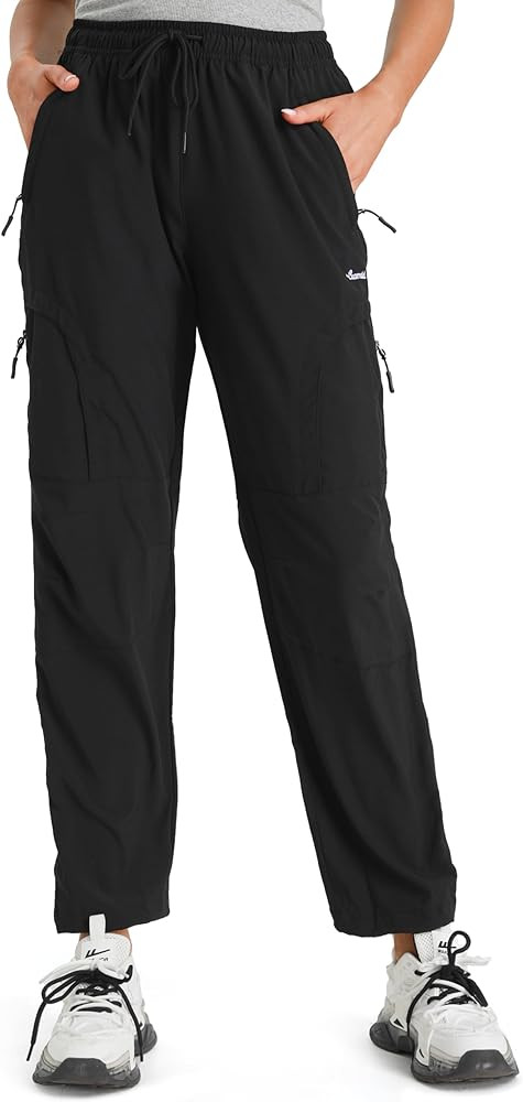 Seamaid Women's Hiking Pants Quick Dry Lightweight Water Resistant Cargo Pants with Zipper Pocket... | Amazon (US)