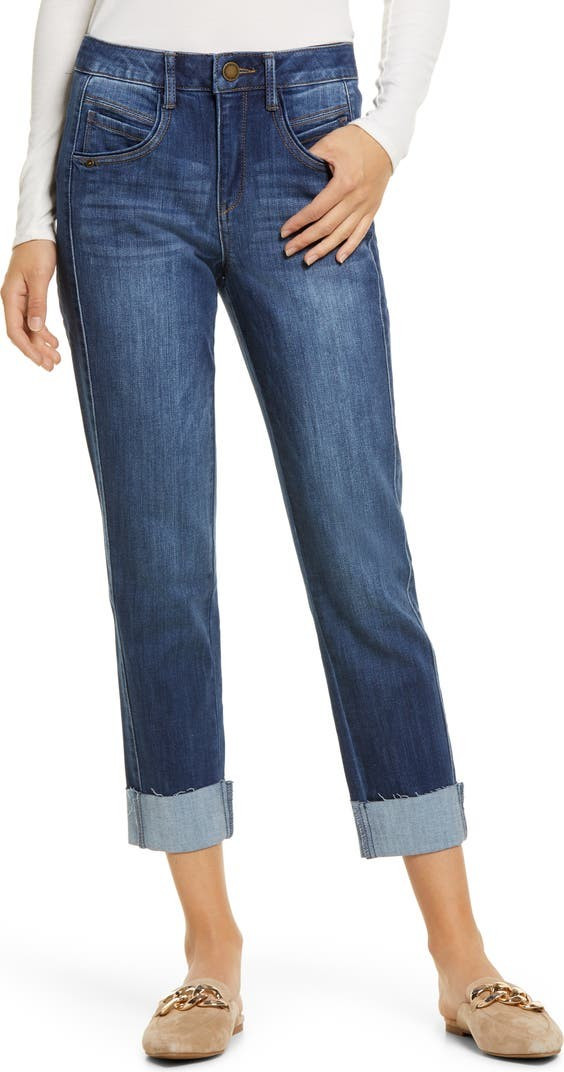 Ab-Solution High Waist Ankle Straight Leg Jeans | Nordstrom