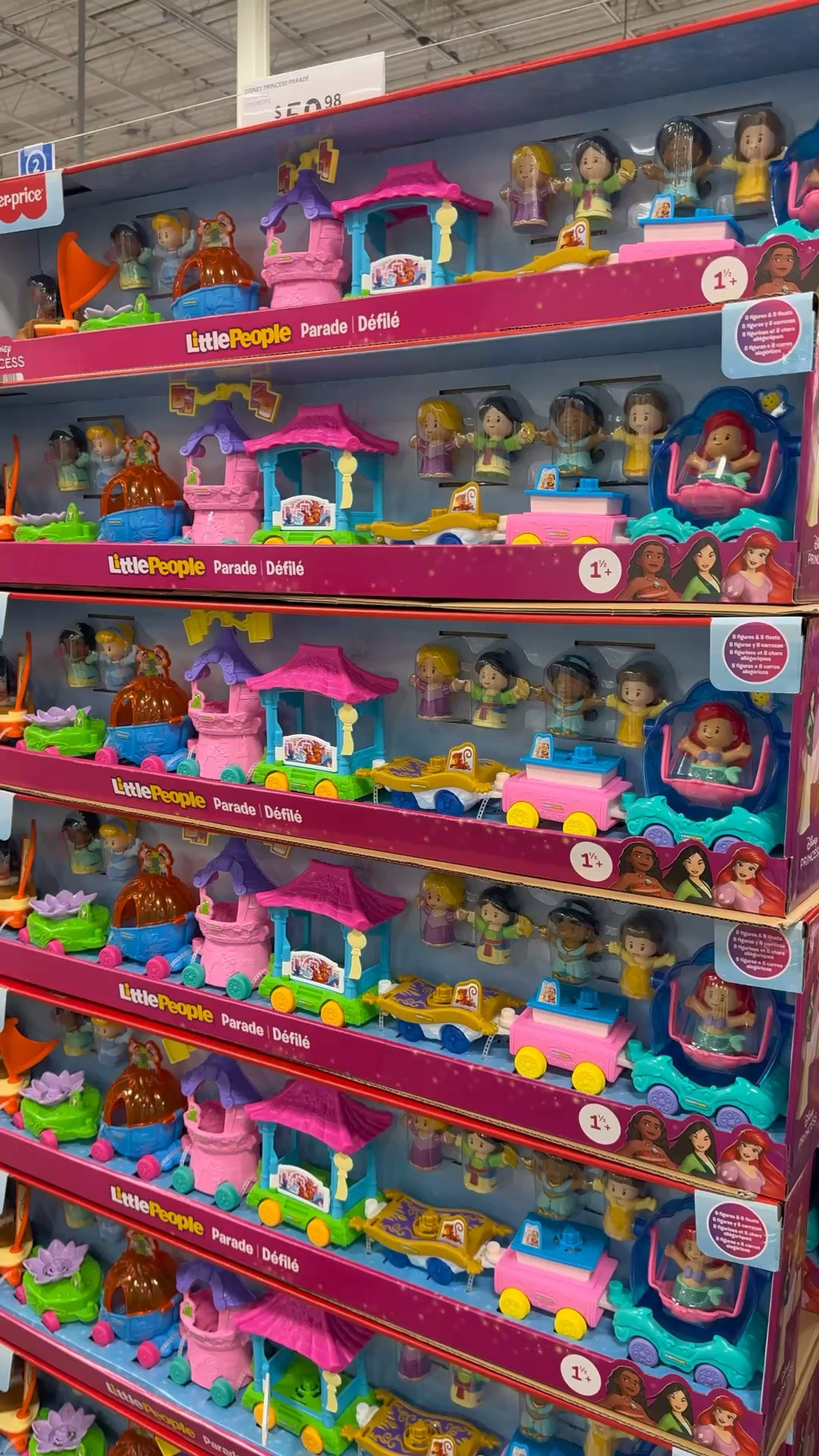 The Disney Princess Parade is back at Sam’s Club! 👑

My daughter got this for Christmas last year and she STILL plays with it all the time. She’s 2.5 now and I can already tell this is going to be one of those toys that grows with her and gets played with for years.

It comes with 8 Disney Princesses and their matching vehicles and they all connect together to make a parade. Such a good Christmas gift for a little Disney fan!

I’ll have it linked in my bio 🎄

#SamsClubFinds #SamsClubToys #DisneyPrincess #ChristmasGiftIdeas #ToddlerGiftIdeas