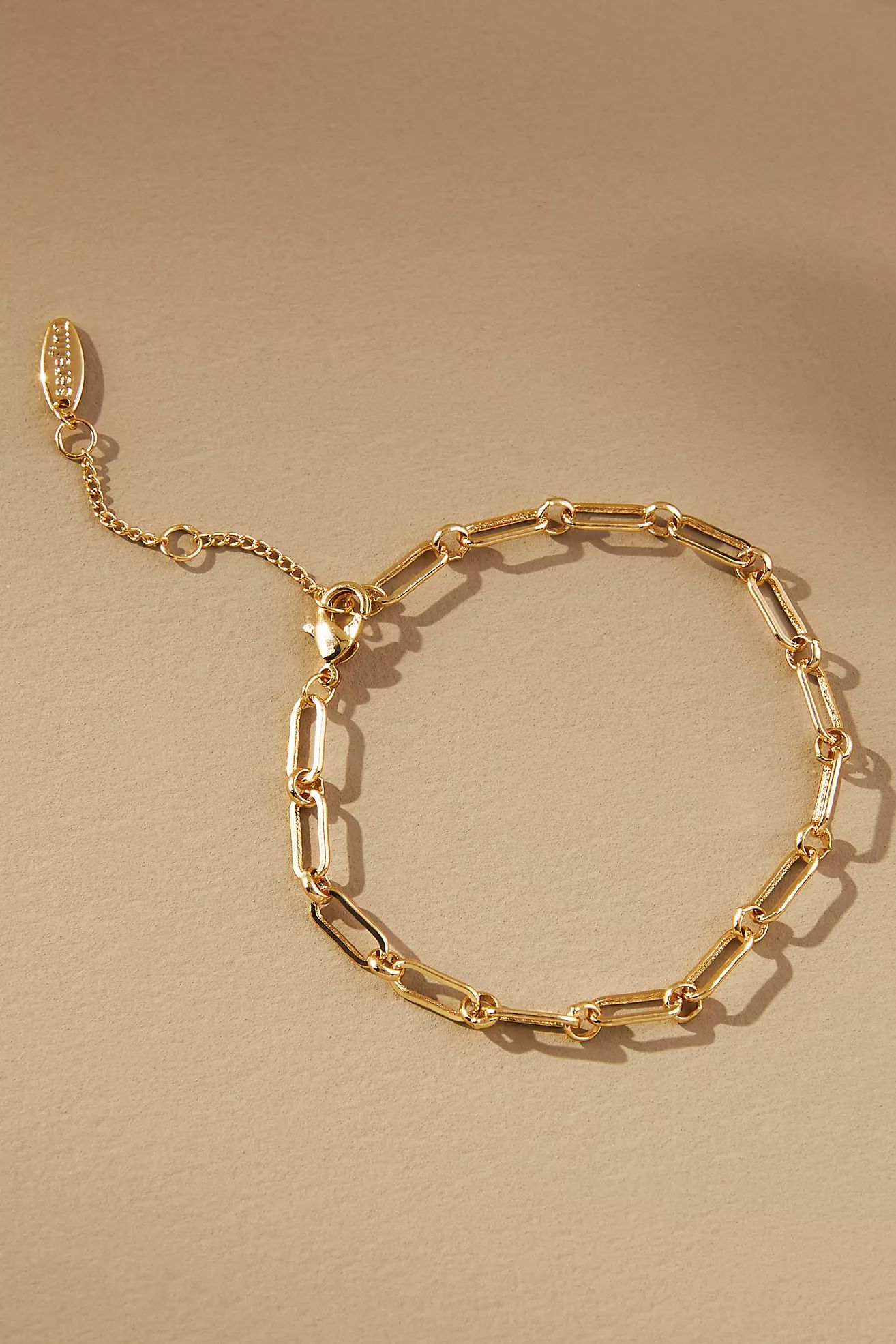 Delicate Paperclip Chain Bracelet | Anthropologie (US)