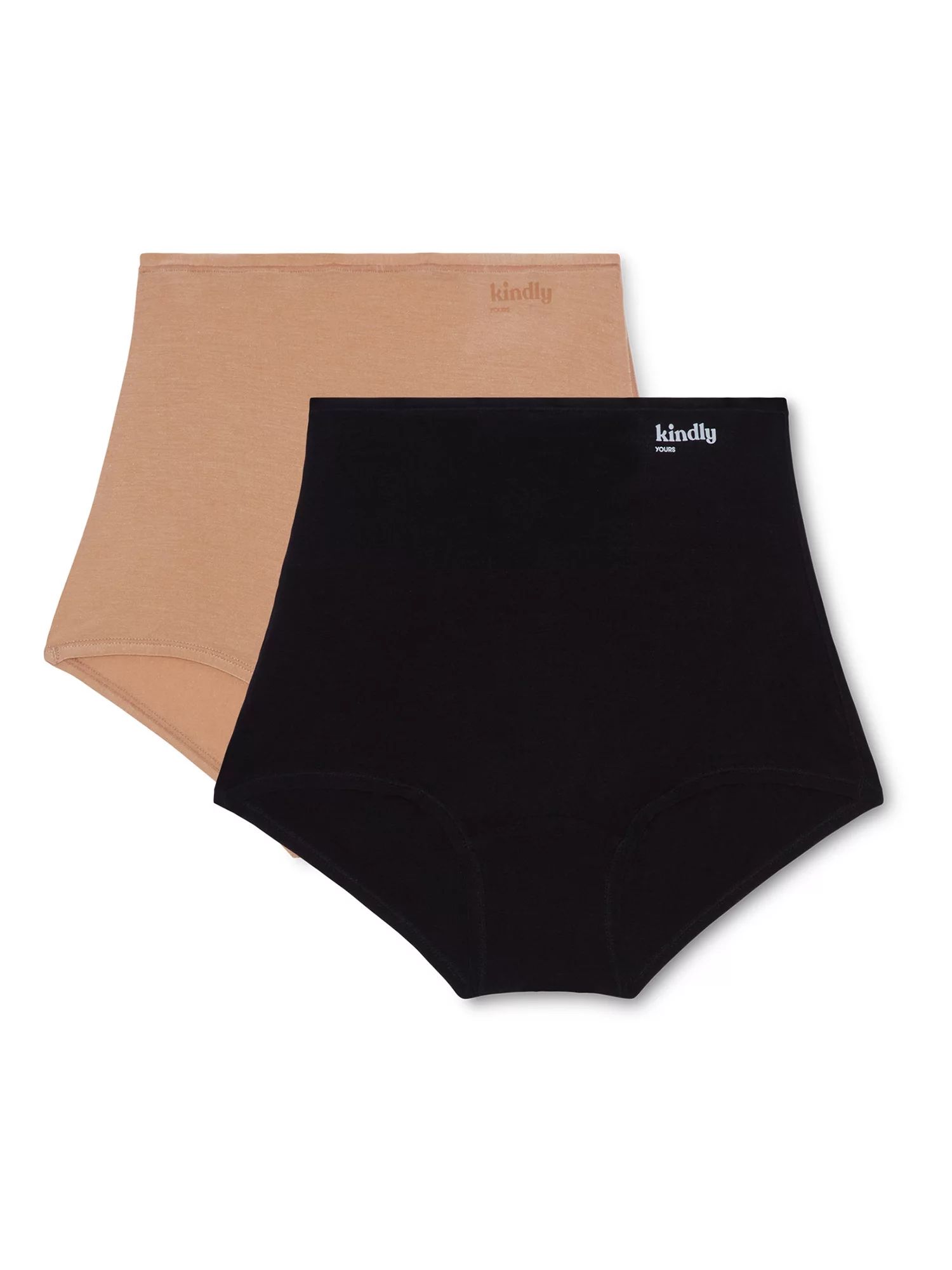 kindly yours Women's Sustainable Comfort Modal Modern Boyshort Underwear, 2-Pack, Sizes XS to XXX... | Walmart (US)