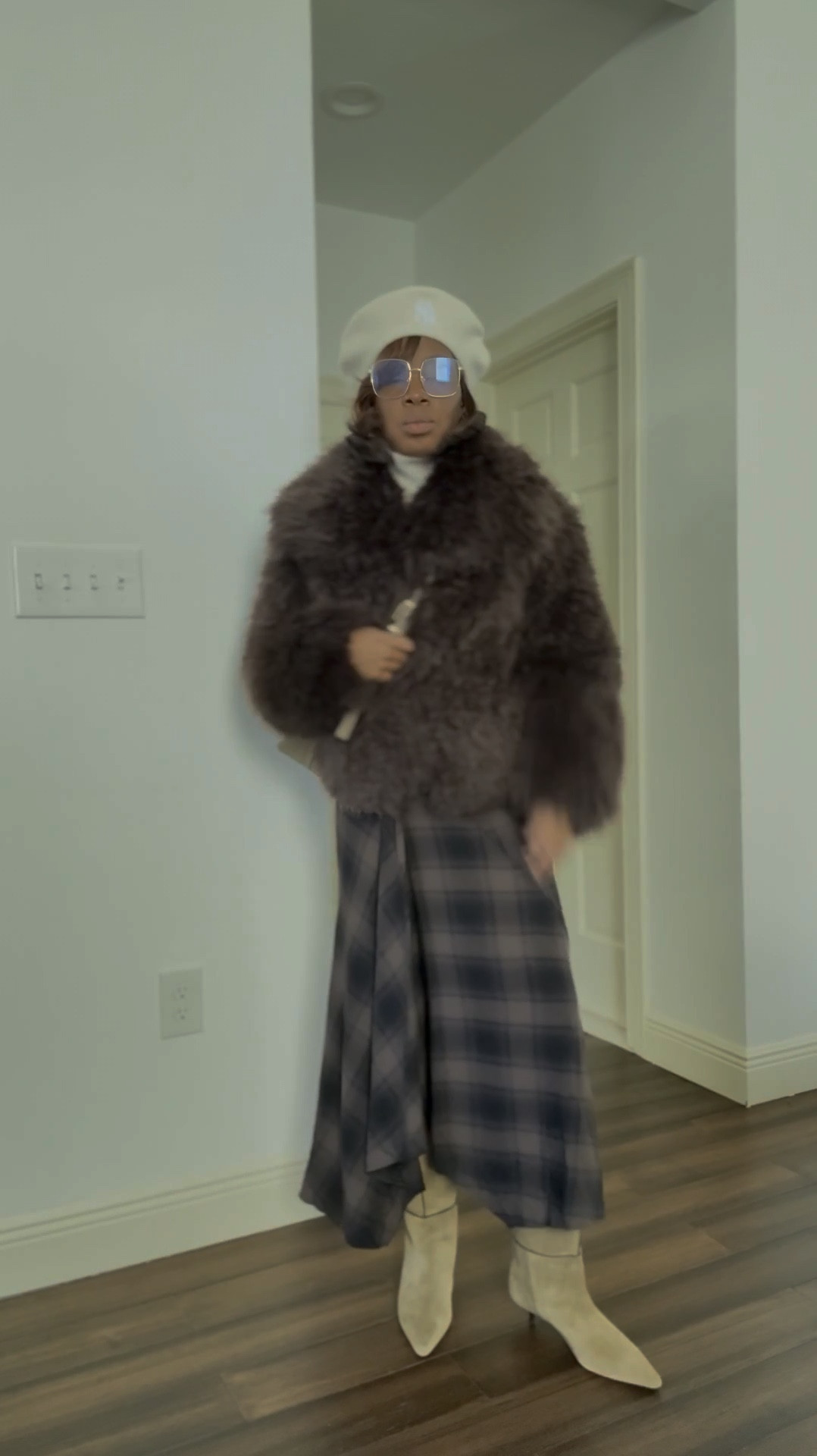 What I’m packing for Switzerland. Winter outfits. NY Beret hat, denim outfit, outfit with tie, fur coat outfit, plaid skirt 

#LTKootd #LTKTravel #LTKPetite