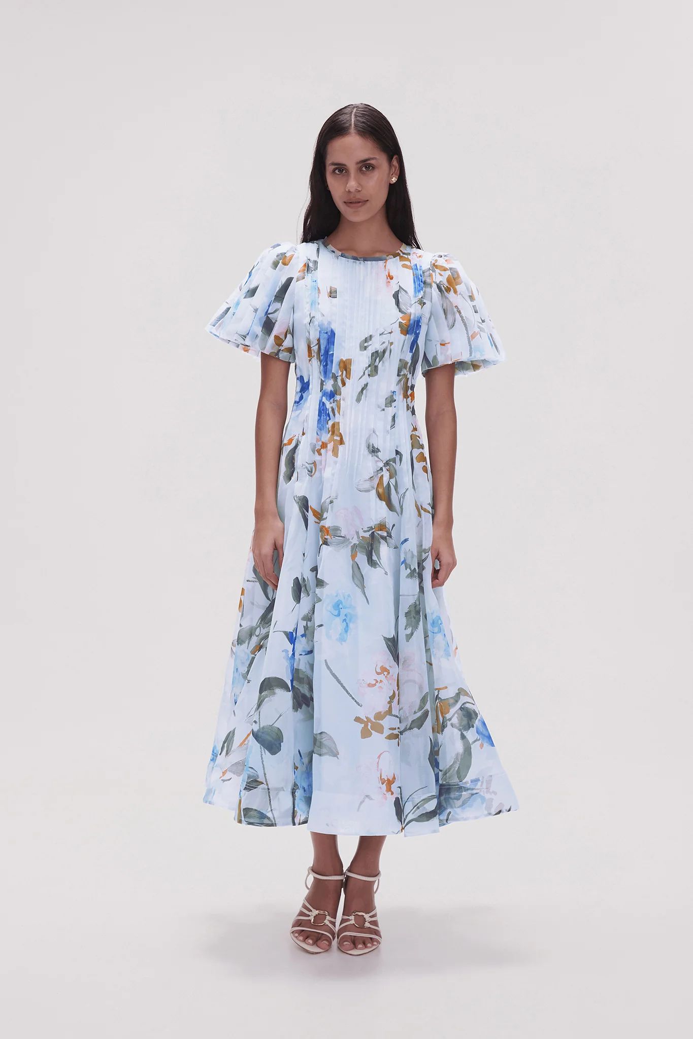 Nova Pleated Midi Dress | aje. (US, UK, Europe, ROW)