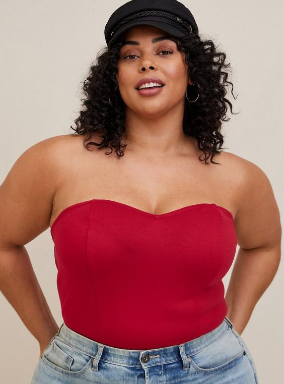 Ponte Sweetheart Tube Top | Torrid (US & Canada)