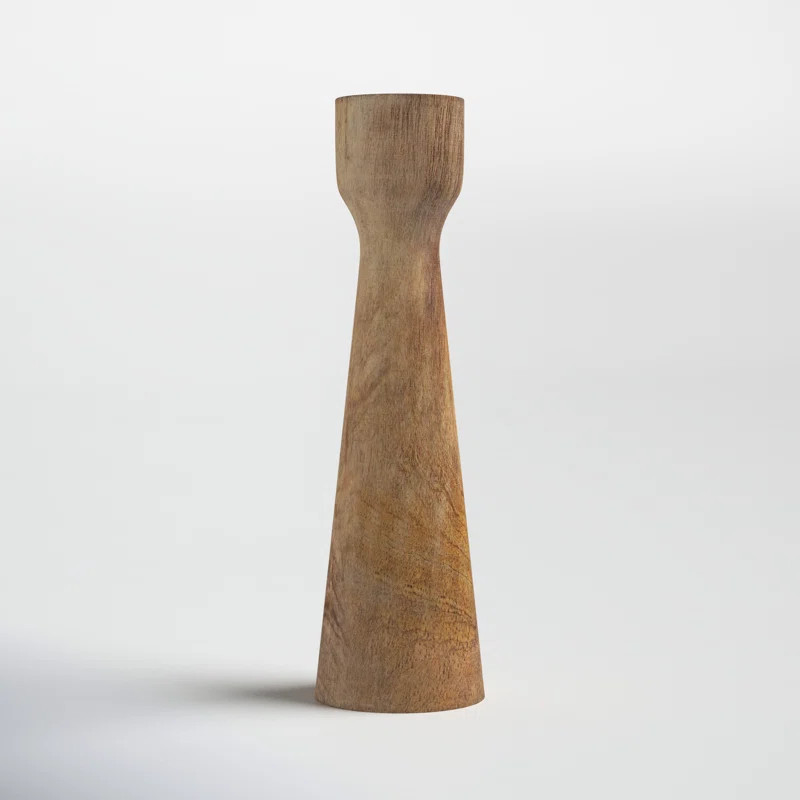 Cherina Wood Tabletop Candlestick | Wayfair North America