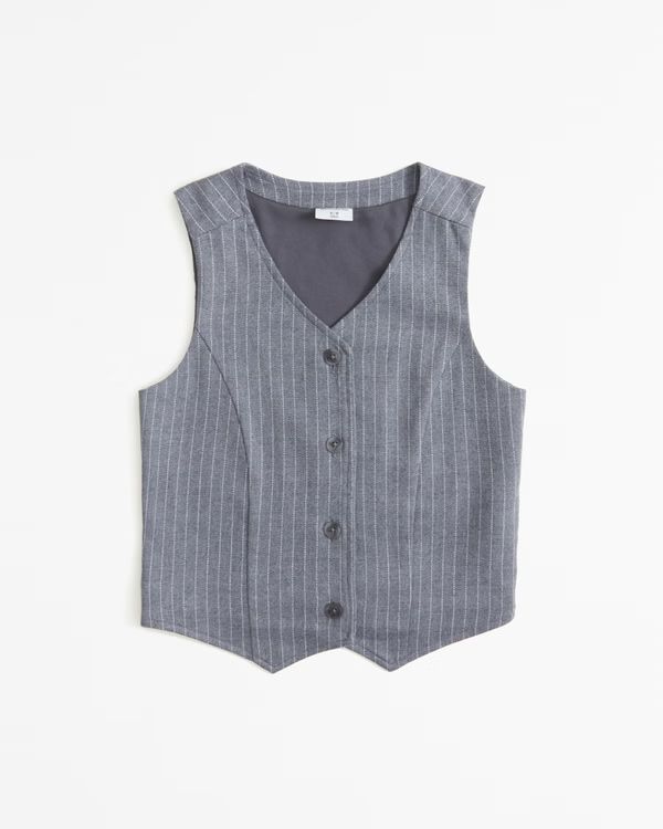 girls cropped vest set top | girls tops | Abercrombie.com | Abercrombie & Fitch (US)