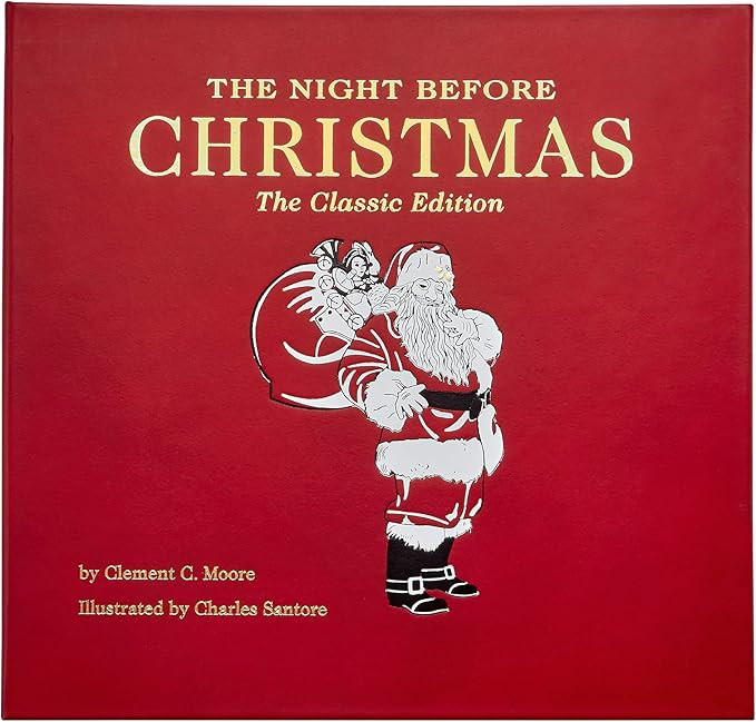 Graphic Image The Night Before Christmas Book, A Keepsake For Generations. Hand-Bound In Genuine ... | Amazon (US)