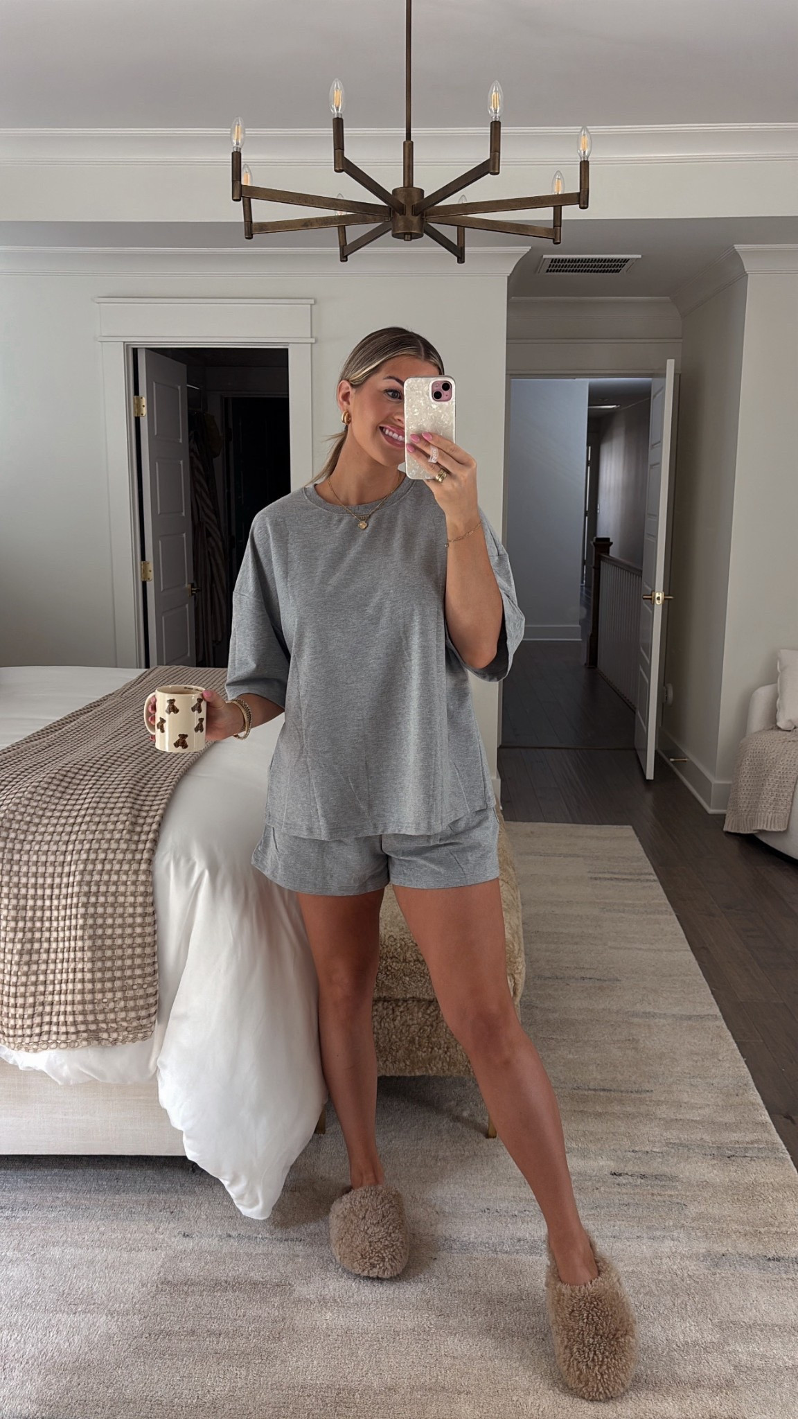 This Amazon set is sooo comfy especially if you’re a T-shirt girl 🤍 I am wearing a large! 🫶🏼 

#LTKHome #LTKStyleTip #LTKFindsUnder50