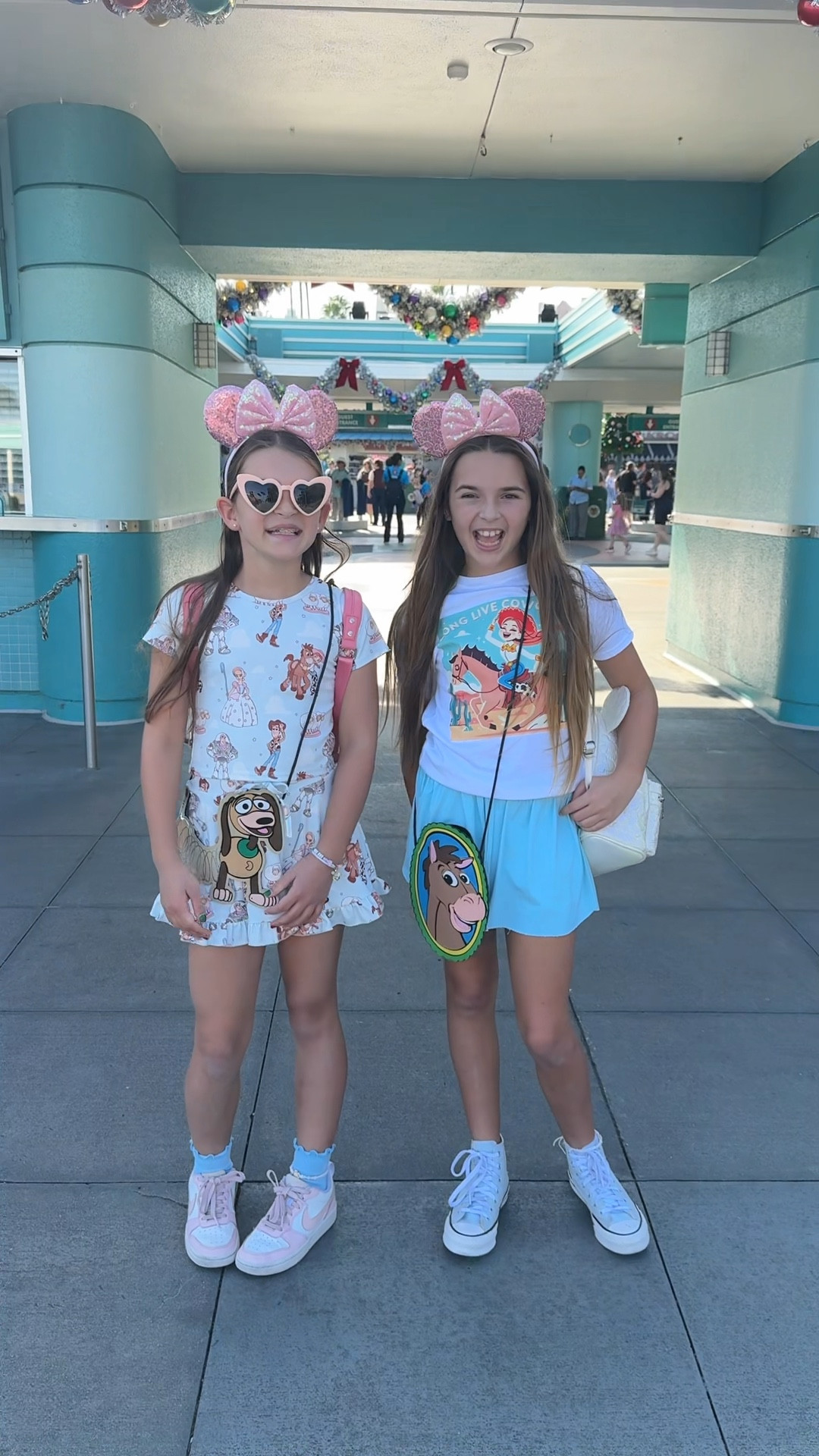 Hollywood Studios. Tagged every I could 🩵

Purses are Bellelynnecrafts 
T-shirt is little shark co
Athletic set is Made by Molly

#toystory #disney #tween 

#LTKTravel #LTKmomlife #LTKKids