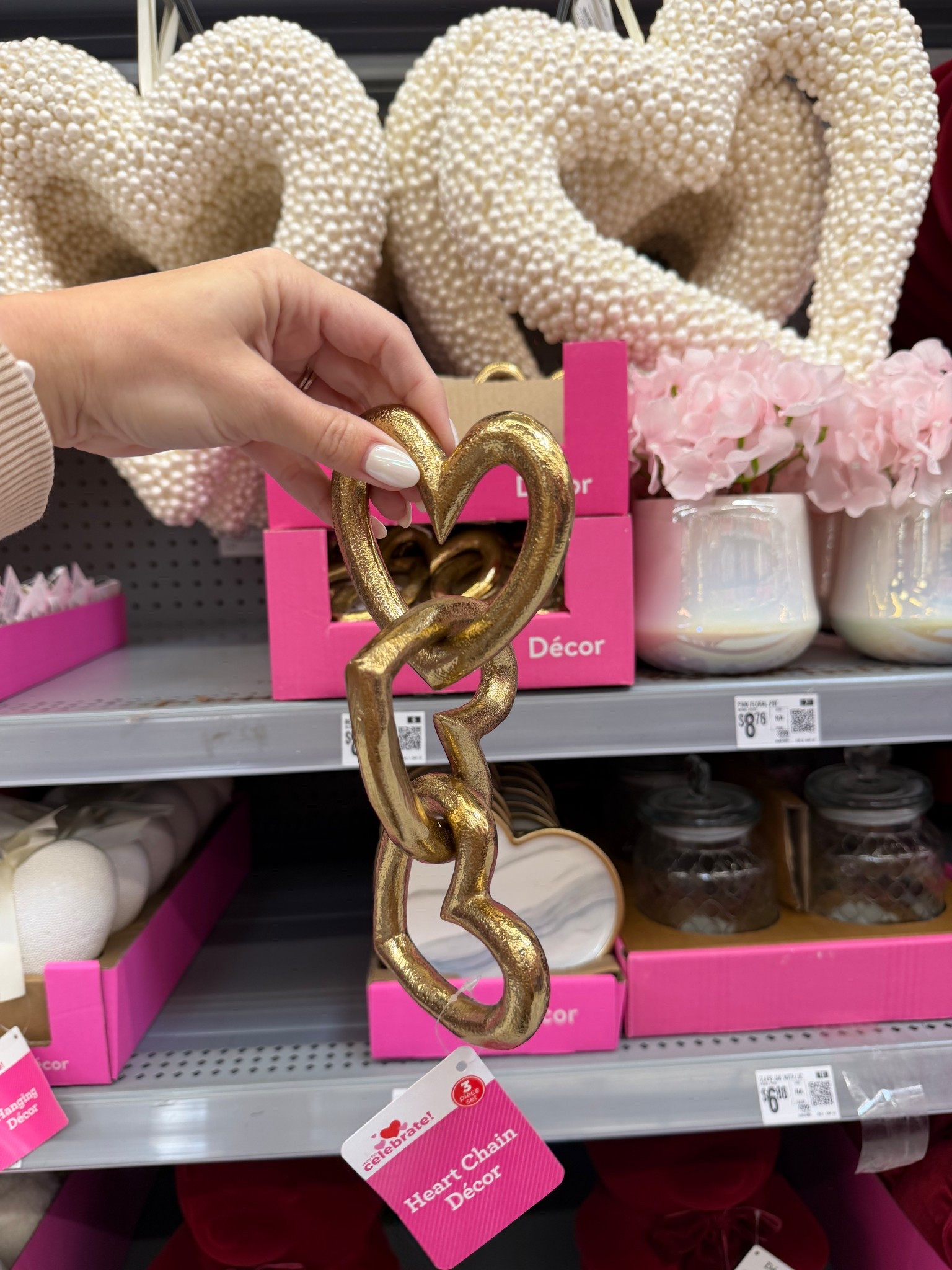 Walmart has the cutest Valentine’s Day decor this season! How adorable is this gold heart chain! The perfect decor piece! 

#LTKFindsUnder50 #LTKSeasonal #LTKHome
