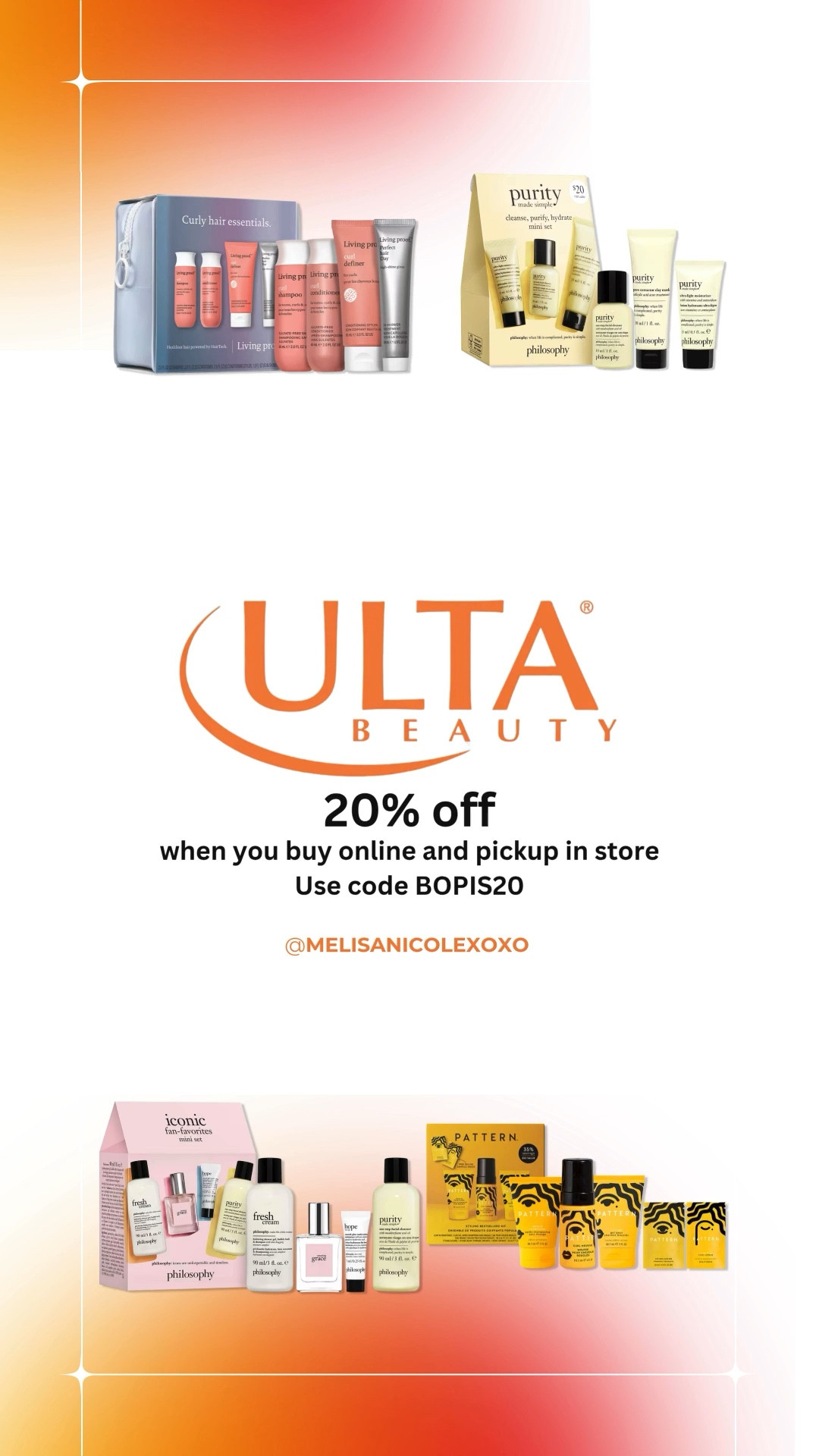 @ULTA Beauty 20% off travel kits when you order online, pick up in store with code BOPIS20 now until May 7th. These are the perfect addition for any spring/summer getaway. 

#LTKSaleAlert #LTKselfcare #LTKTravel