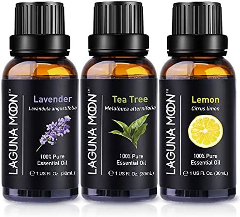 Pure Tea Tree, Lavender, Lemon Essential Oils - Top 3pc Organic Oil Gift Set - for Diffusers, Hum... | Amazon (US)
