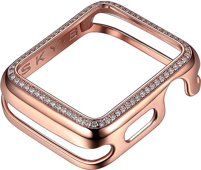 SKYB Halo Rose Gold Protective Jewelry Case for Apple Watch Series 1, 2, 3, 4, 5 Devices - 38mm | Amazon (US)