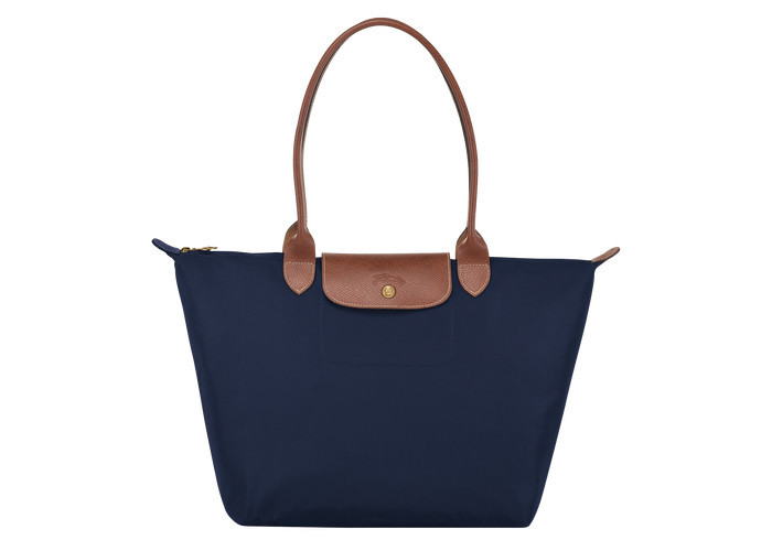 Women's Longchamp Le Pliage Shoulder Bag L in Navy Blue | StockX