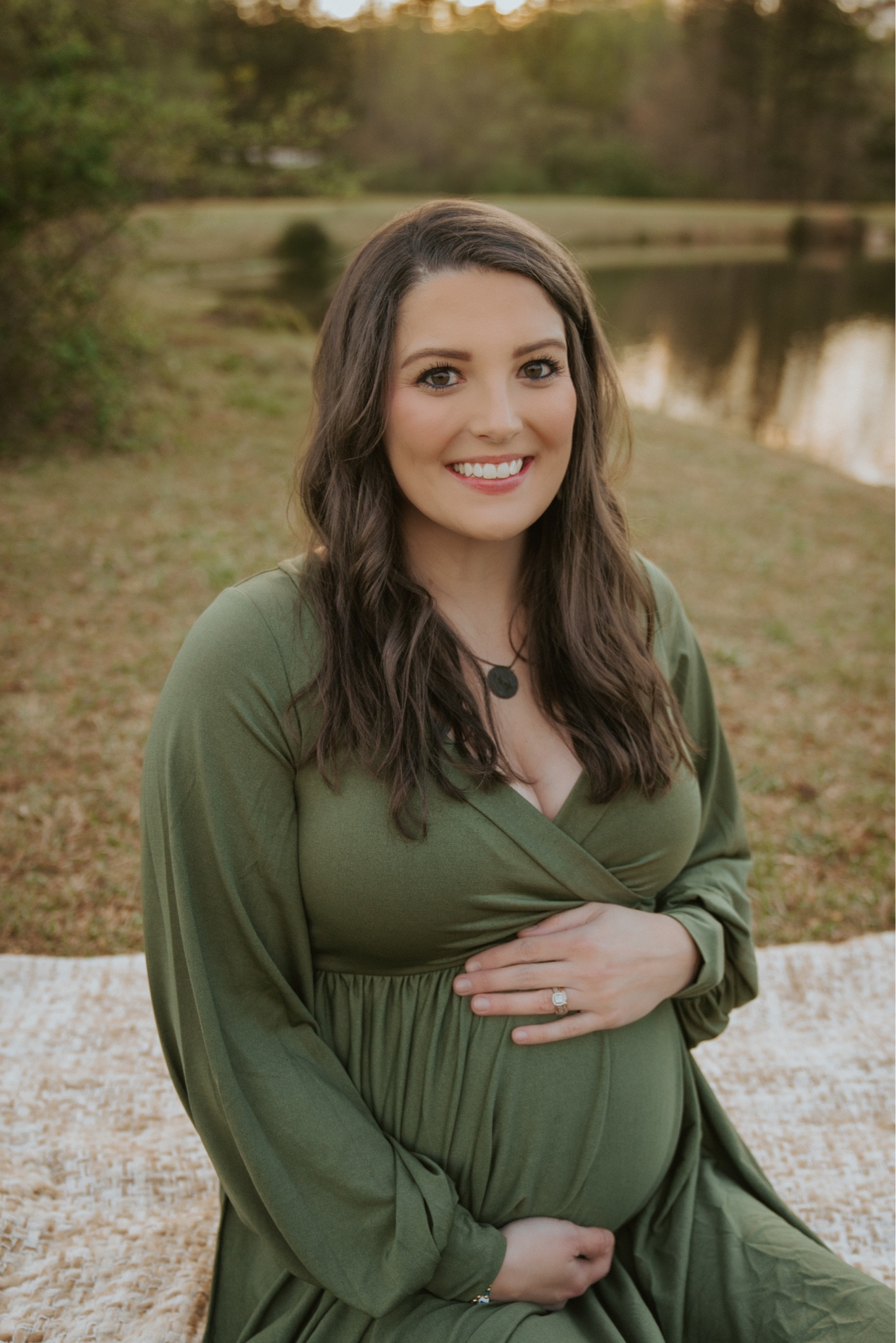 Maternity gown. Maternity dress. Maternity photoshoot dress. Spring maternity dress. 

#LTKbump #LTKSeasonal #LTKbaby