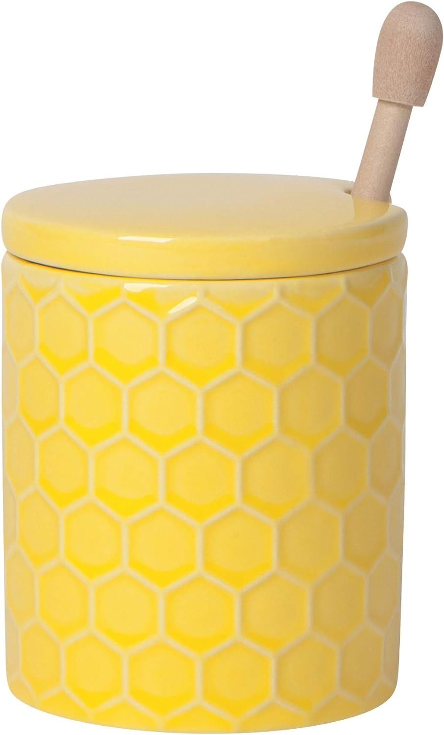 Now Designs Stone Honey Pot, Honeycomb - 3 x 4 in | 10 oz Capacity | Amazon (US)