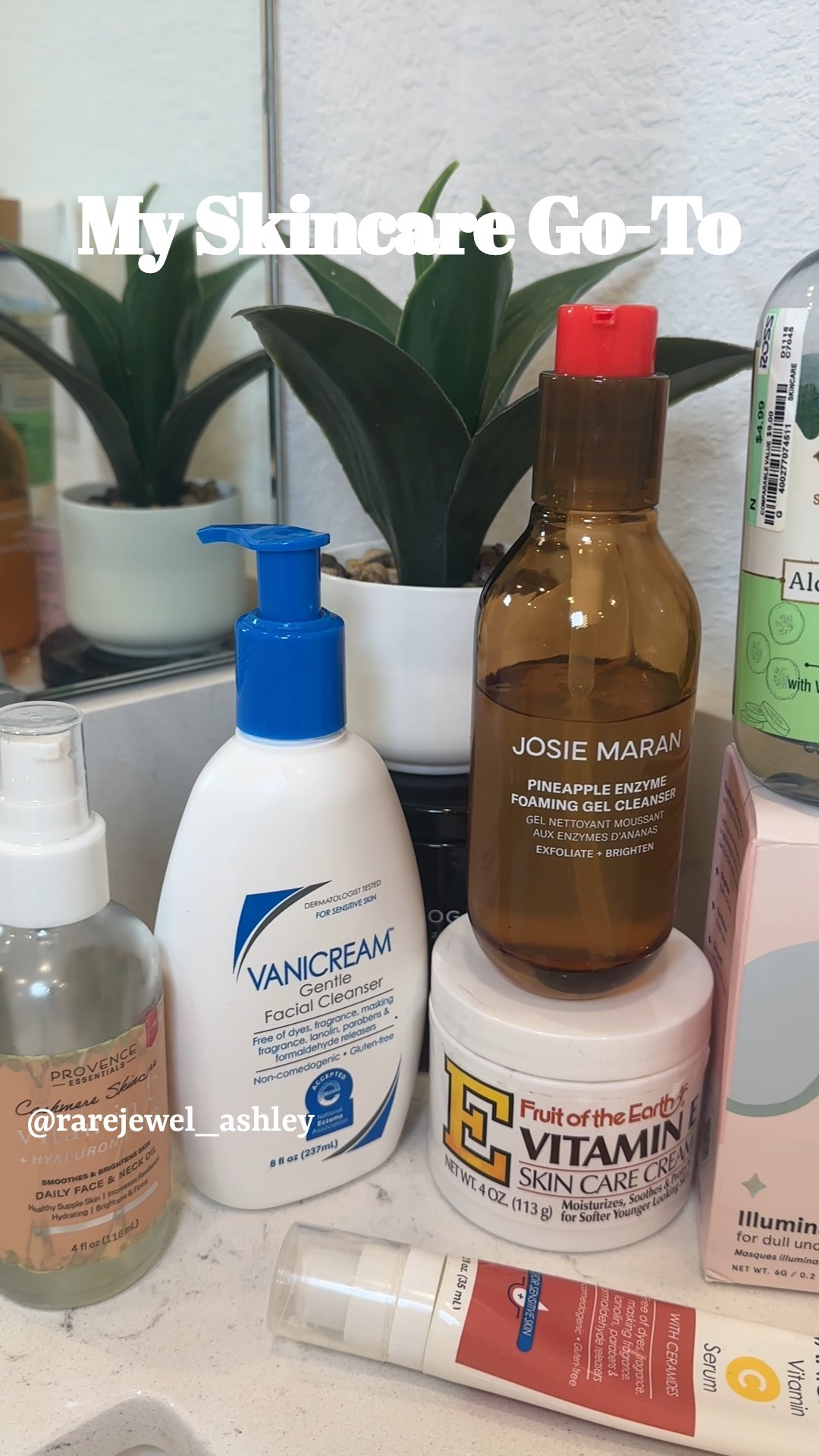 My go to skincare products! Missing the gold dial bar soap that I sometimes wash my face with first. 

#skincare #vitaminc #vitamine #vanicream #facialcleanser #bodycare #beauty #trending #musthave

#LTKFamily #LTKBeauty