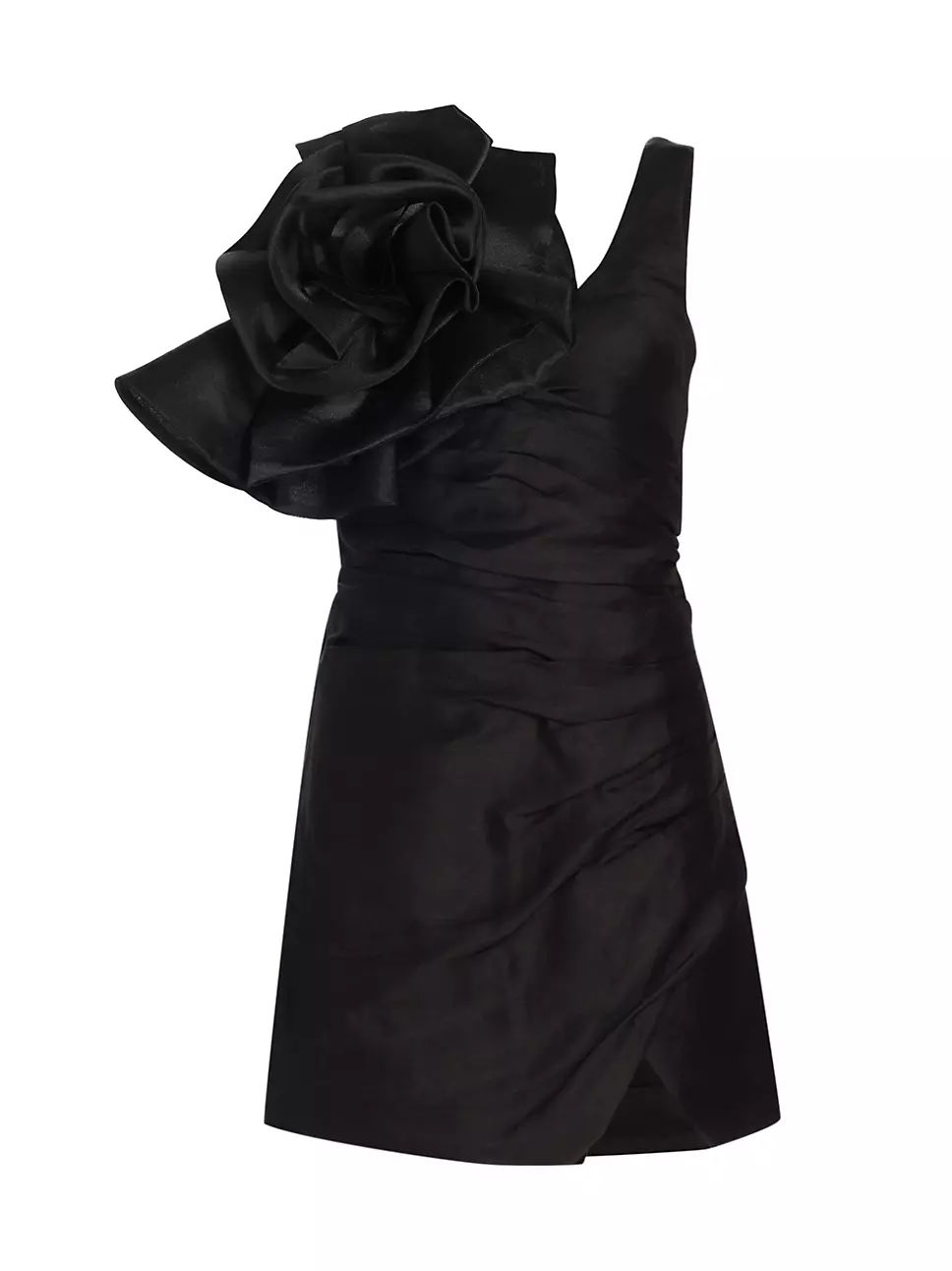 Energy Floral Ruched Linen-Blend Minidress | Saks Fifth Avenue