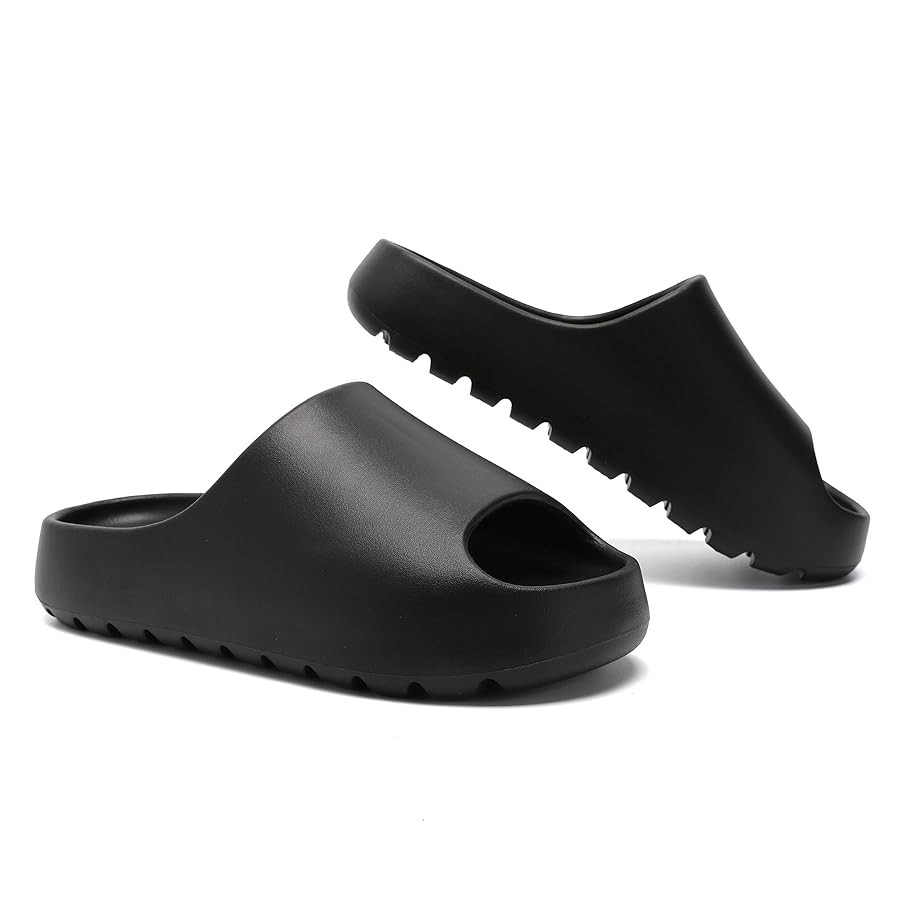 Jaeynow Cloud Slides for Women,Unisex EVA Soft Recovery Slides,Thick Sole Open Toe Mens Pillow Sl... | Amazon (US)