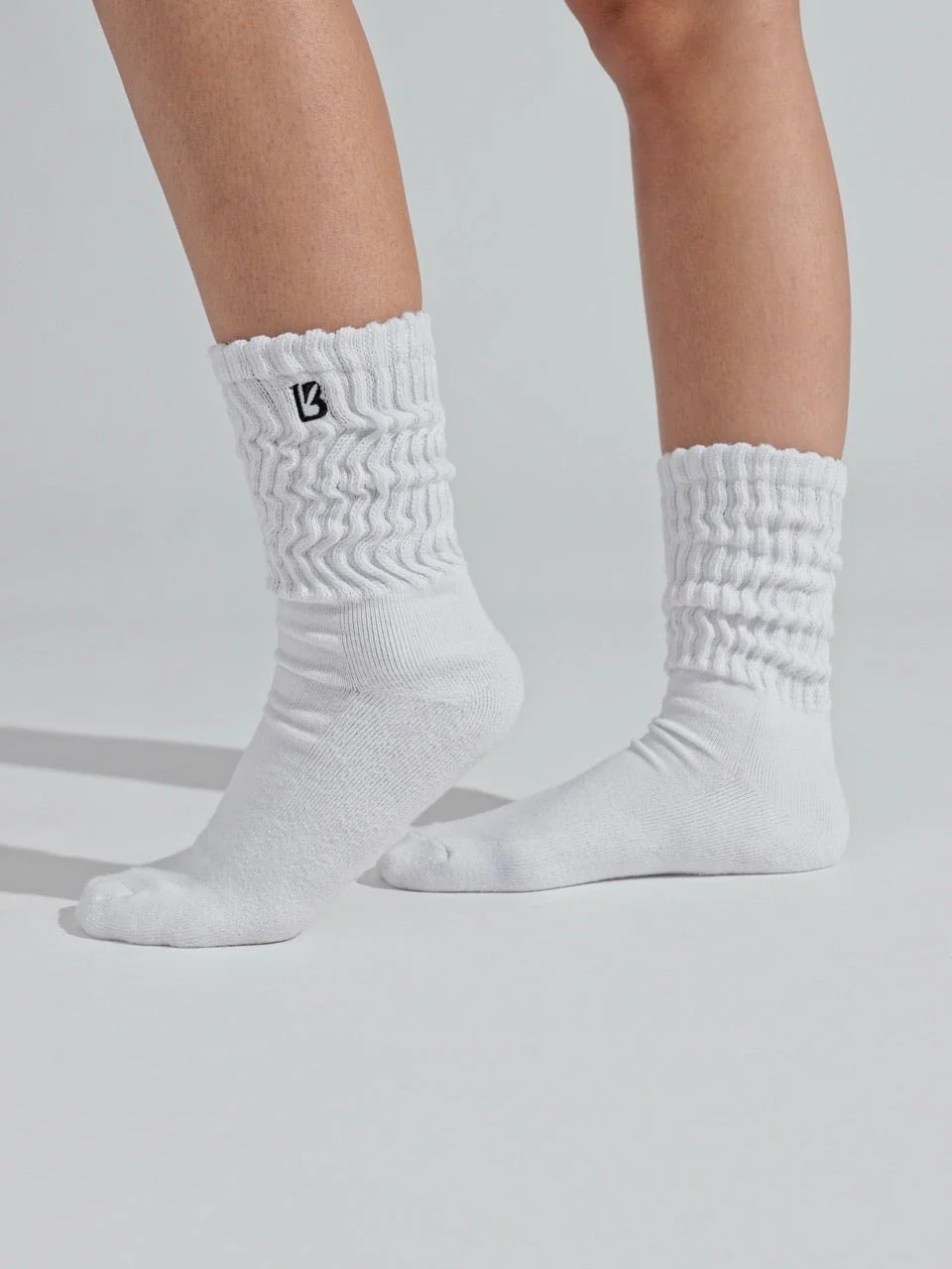 3 Pack Scrunch Socks - White | Buffbunny Collection