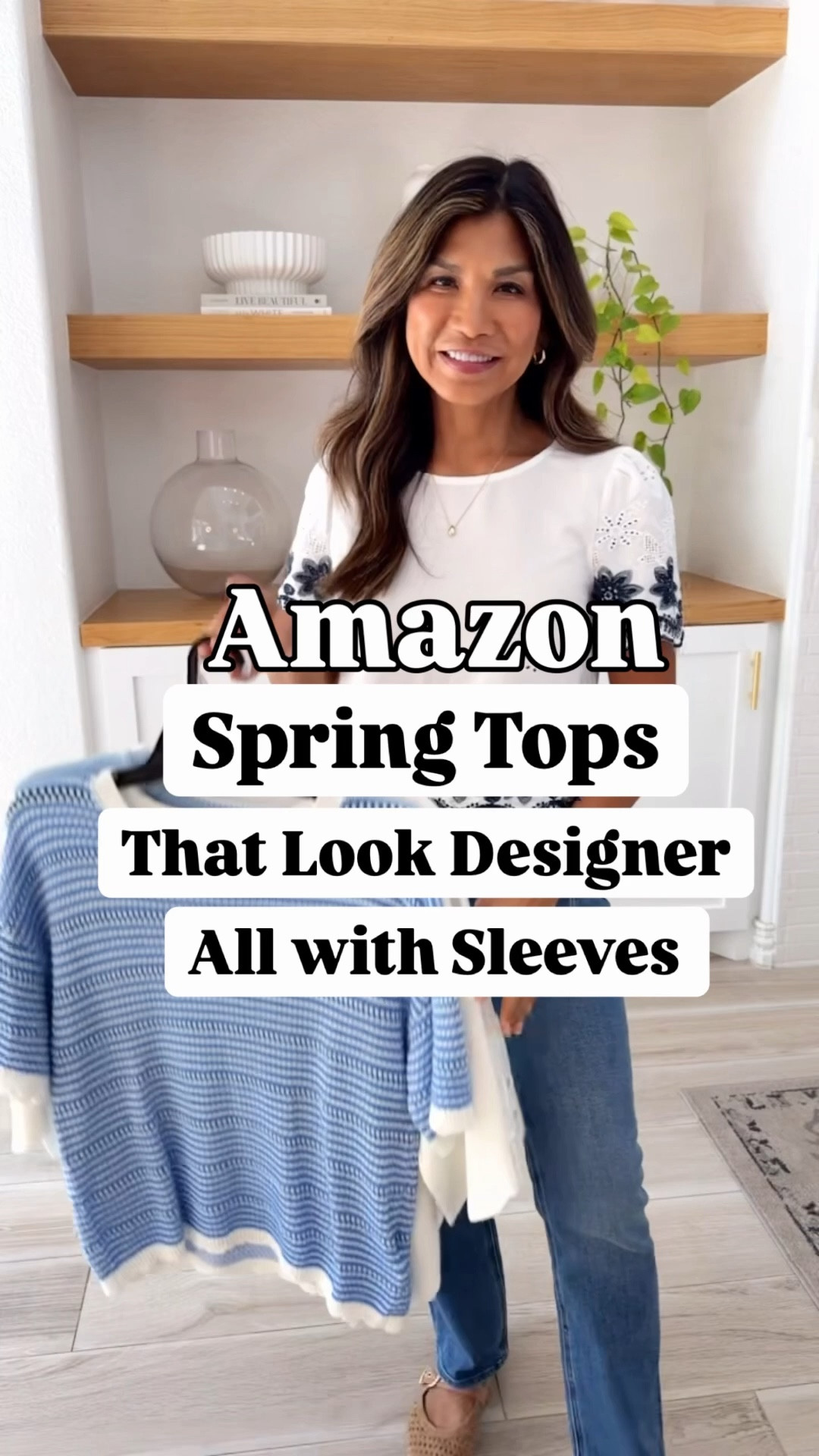 I’m 5’2” 118#ish for reference 
All tops are in size small tts-for the first top if you have longer torso or don’t want it to be too cropped -size up.
Blue Jeans(Seaside Blue)in size 26tts in length 28”- has length options. 
White Jeans in XS tts-petite friendly. 
All shoes tts except Target pair size down. 
Bag and Accesories are linked.
Spring outfits, Amazon finds, work tops, fashion over 40, over 50 style, midlife fashion, petite fashion,midlife fashion, affordable fashion, fashion over40 

#LTKOver40 #LTKWorkwear #LTKPetite