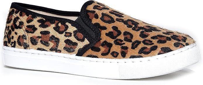 J. Adams Round Toe Slip On Sneaker - Adorable Cushioned Glitter Shoe - Easy Everyday Fashion - Gl... | Amazon (US)
