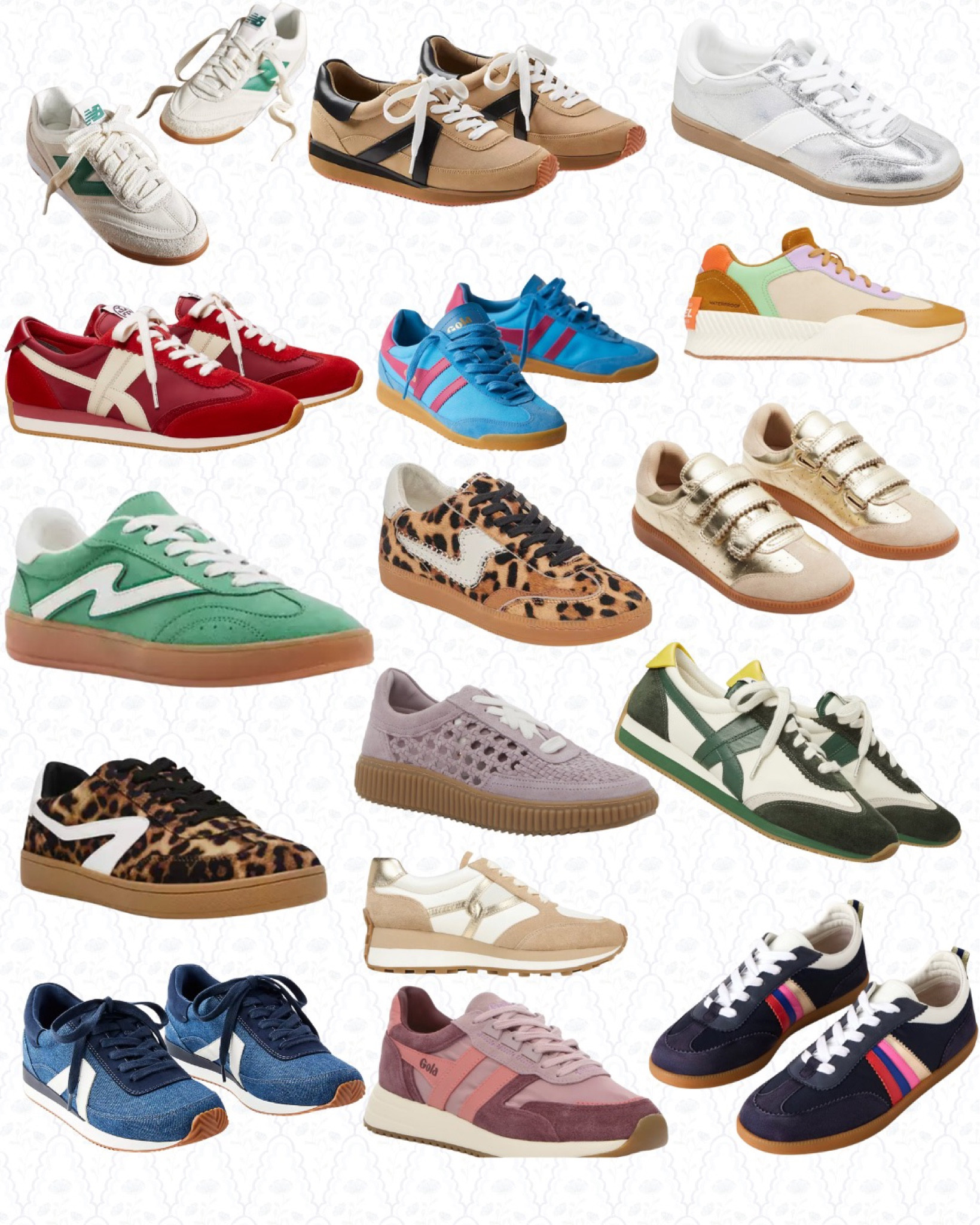 Fall sneakers! So many colorful fall sneakers. So fun and practical! Some are more affordable and some are more of a splurge but all look amazing! 

#LTKFindsUnder100 #LTKFindsUnder50 #LTKShoeCrush