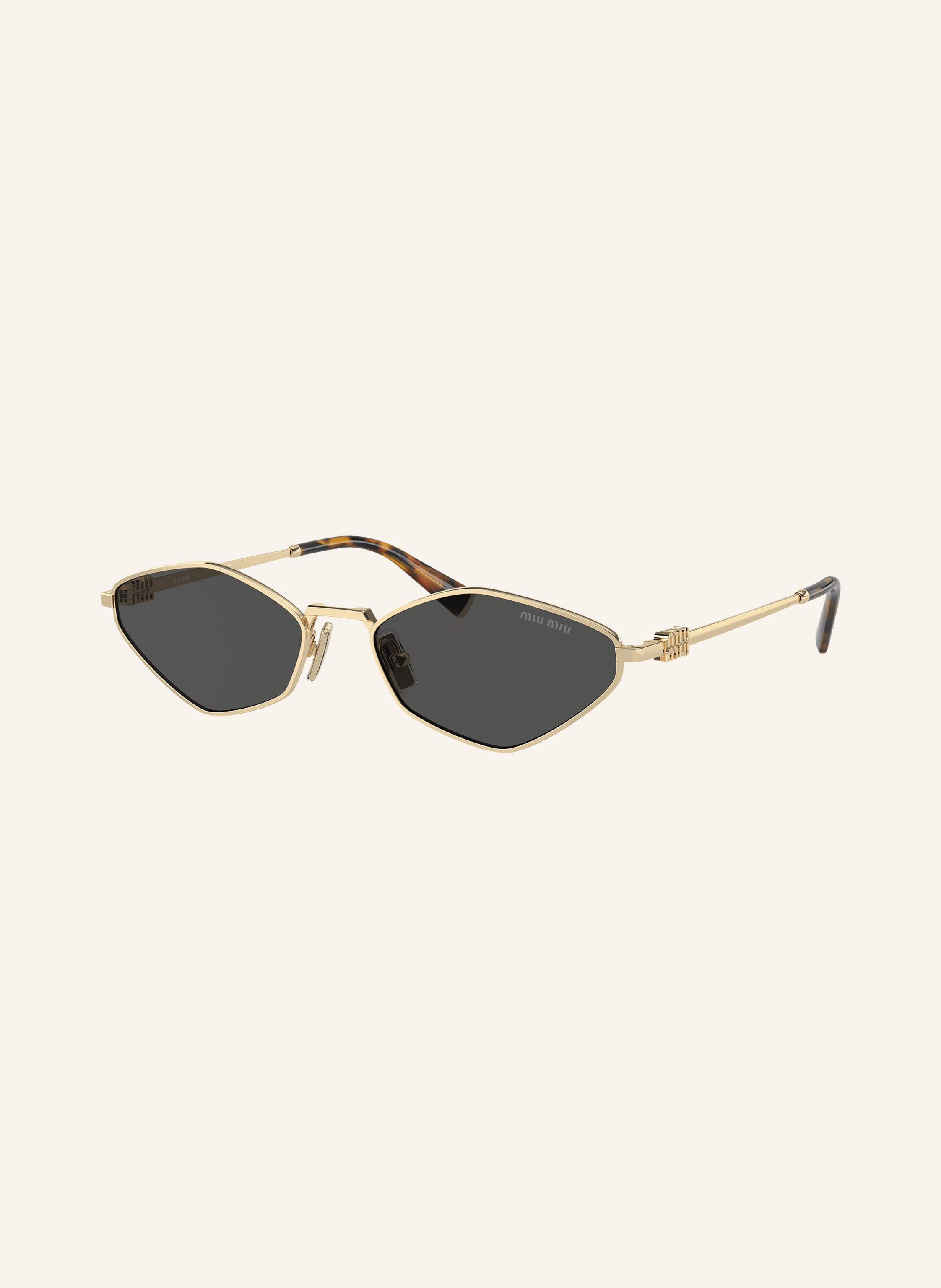 MIU MIU Sonnenbrille MU 56ZS in zvn5s0 -gold/ dunkelgrau | Breuninger (DACH)