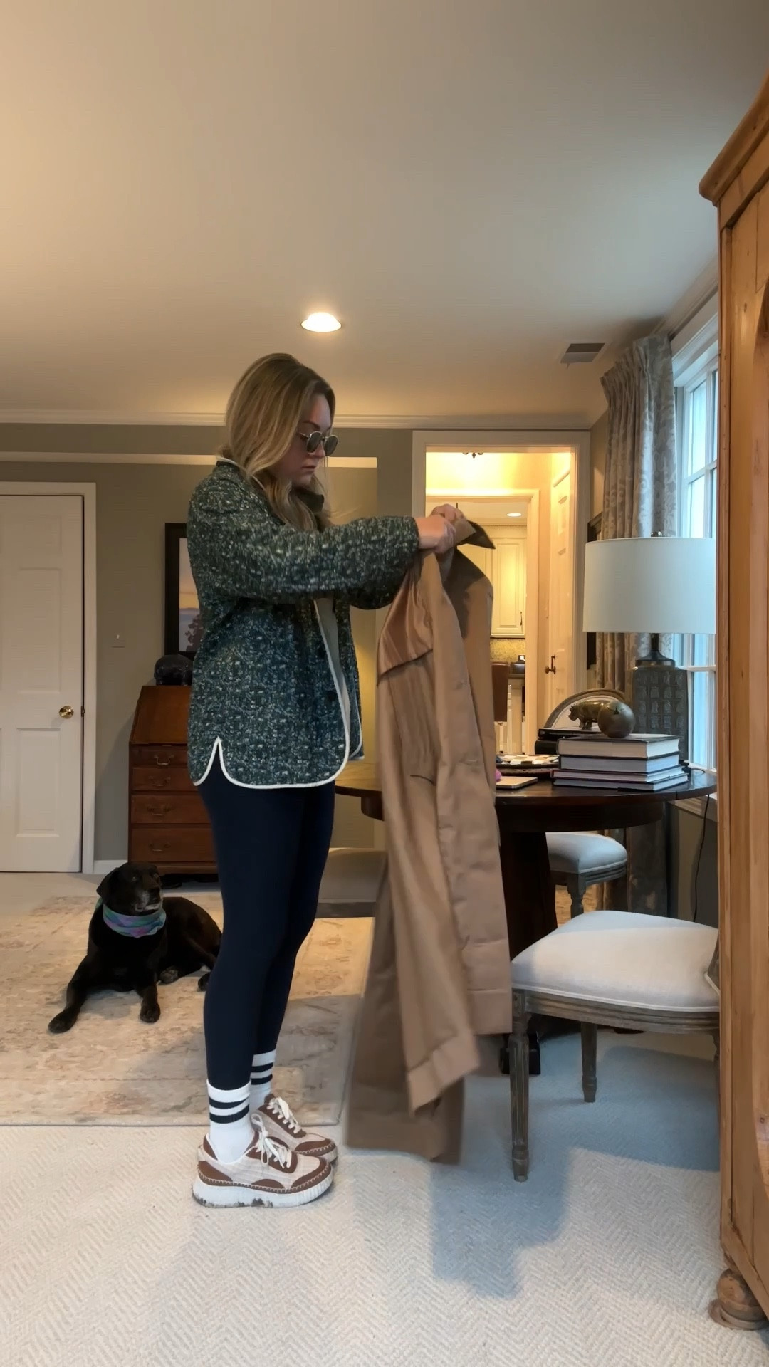 Never miss a Monday… On the way to Pilates this morning 💪🏼

My Beyond Yoga leggings + tank are both 25% off! True to size — I wear a Medium.

My lightweight floral jacket is from last year, but linking their current patterns. One of my favorite spring jacket silhouettes! Also in the Medium. 

My sunglasses and cashmere beanie are both from Amazon.

Trench coat, striped Bombas socks, and platform sneakers. 

#LTKSaleAlert #LTKActive #LTKSeasonal