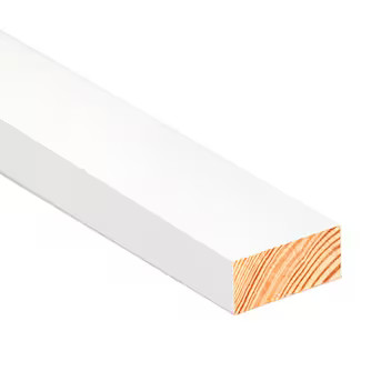 RELIABILT 1-in x 2-in x 8-ft Primed S4S Spruce pine fir Common Softwood Board | Lowe's