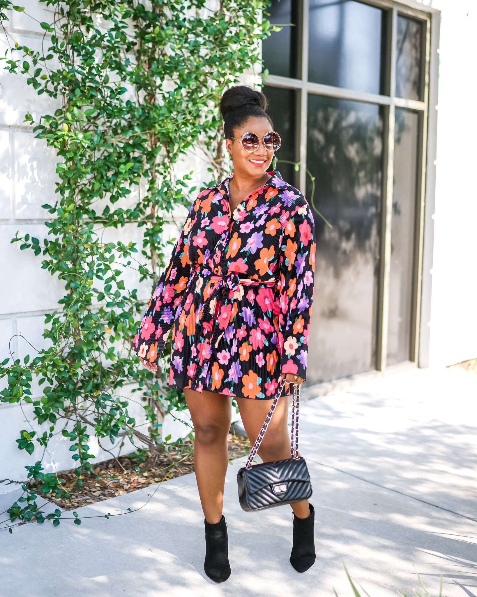 I love the 70s vibes of this plisse shirt dress! It’s so cute and fun with all the colorful flowers (but it comes in solid colors too)! I paired it with ankle boots for a look that’s perfect for fall! For colder weather, add a faux leather or denim jacket to complete the look!

The dress is TTS. I’m wearing a L. #founditonamazon

#LTKstyletip #LTKSeasonal #LTKunder50