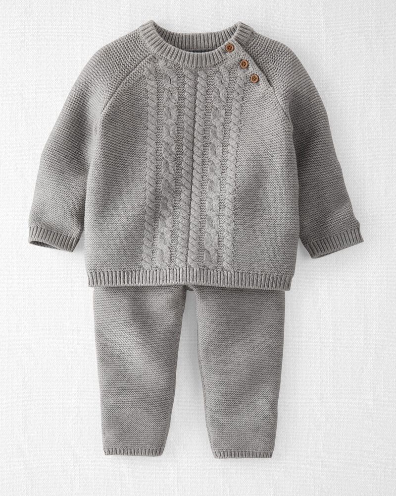 2-Piece Organic Cable-Knit Set | Carter's