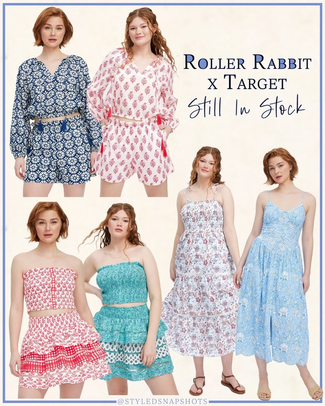 Roller Rabbit dropped an exclusive collection with Target! I rounded up a few favorites that are still in stock if you were hoping to grab something! All these looks are $45 and under,  100% cotton and perfect for your next beach vacation 

@target #Target #TargetPartner #ad