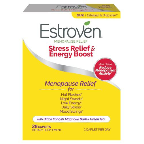Estroven Stress Relief & Energy Boost for Menopause Relief - 28 Ct. - Clinically Proven Ingredien... | Amazon (US)