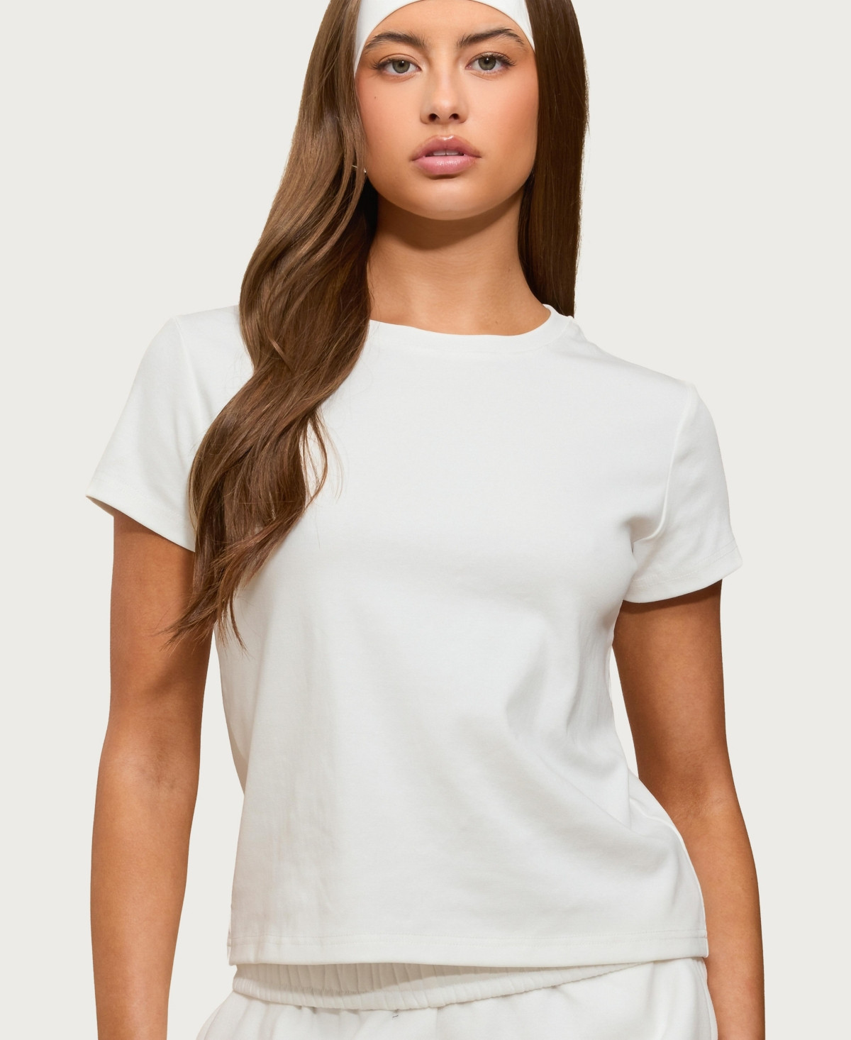 Edikted Women's Perfect Basic T Shirt - White | Macy's