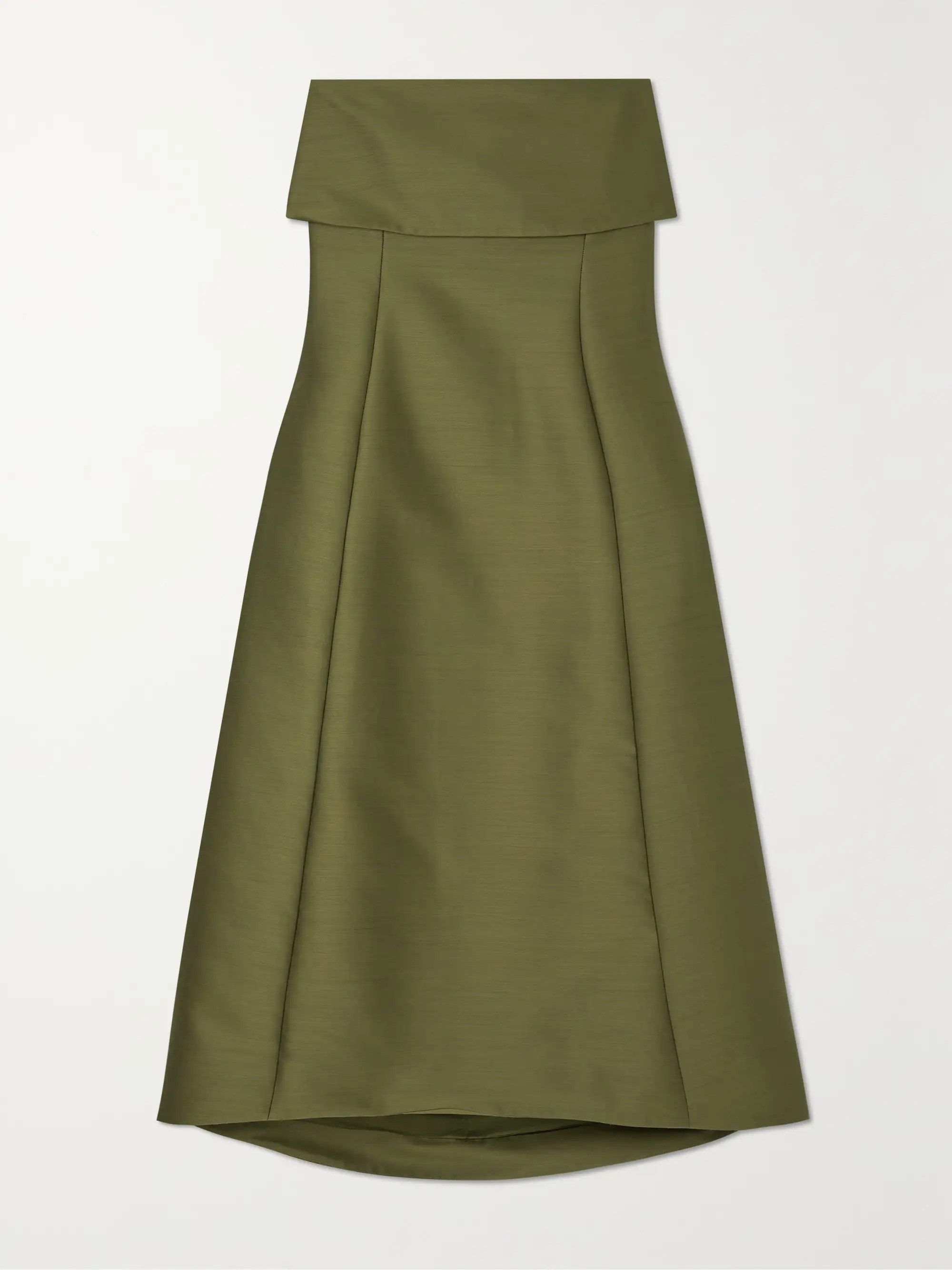Strapless dupioni midi dress | NET-A-PORTER APAC