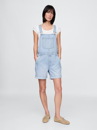 UltraSoft Denim Shortalls | Gap (US)