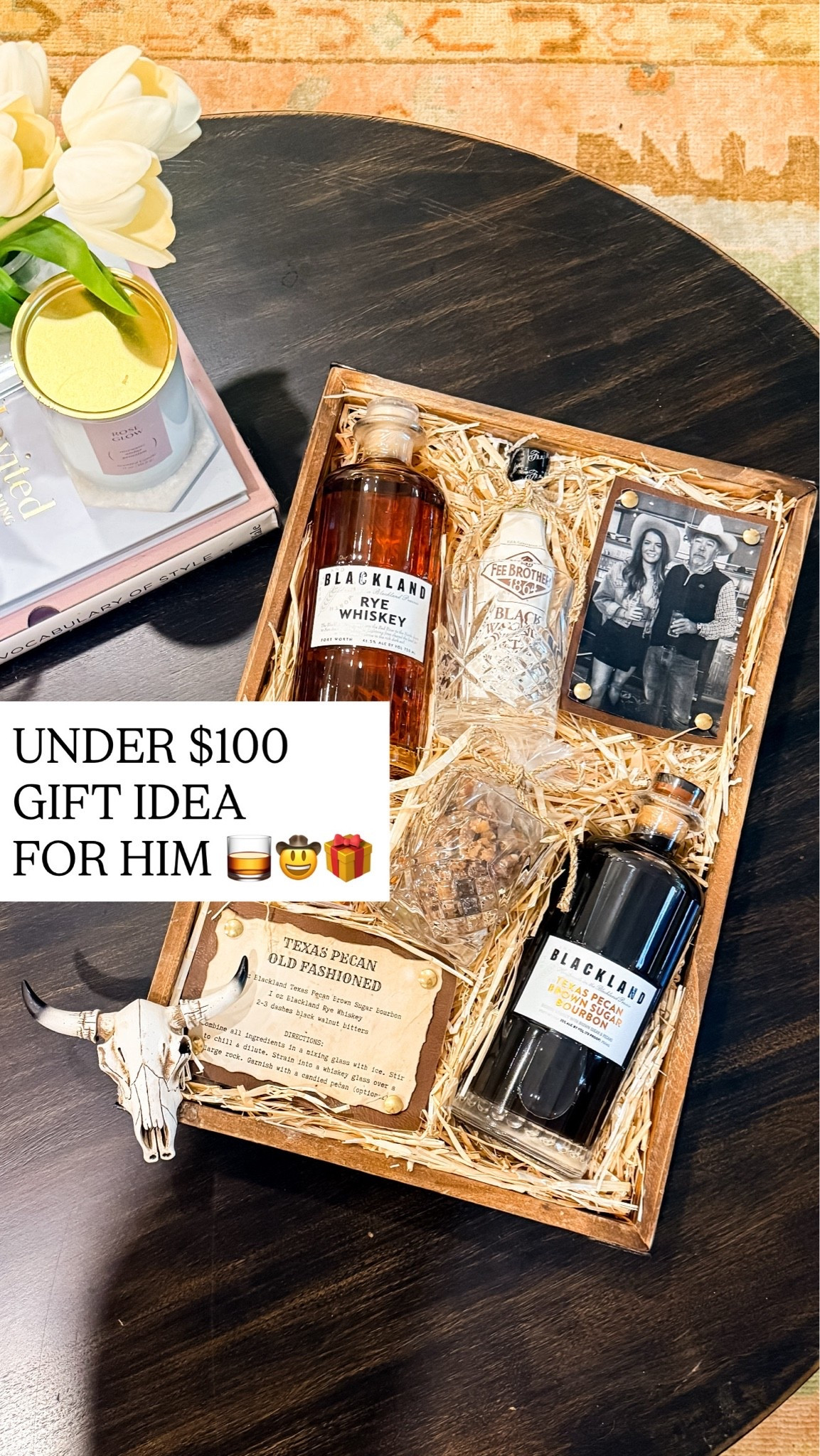 A link to the Blackland Distillery whiskey & the linkable supplies I used to put together the Father’s Day kit! 

I was able to grab everything locally! But for the things I grabbed at Goodwill / already had I linked the closest alternatives I could find!

#LTKfoodie #LTKSeasonal #LTKMens