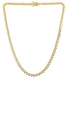 Lili Claspe 143 Tennis Necklace in Gold from Revolve.com | Revolve Clothing (Global)