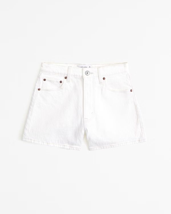 High Rise 90s Cutoff Short | Abercrombie & Fitch (US)