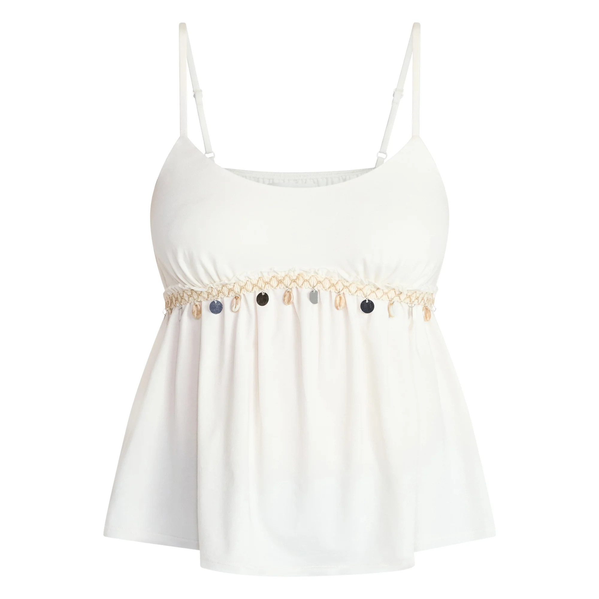 No Boundaries Shell Babydoll Cami, Women's XXS - XXL | Walmart (US)