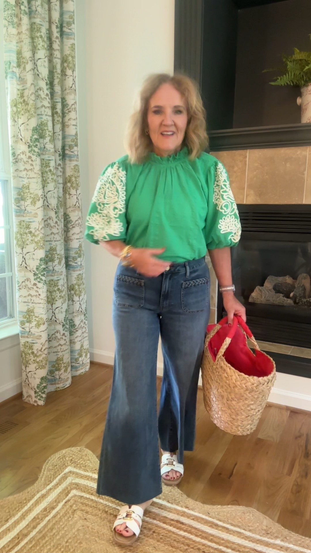 New arrivals! 15% off with code NANETTE15 good through May 31st 
Top size medium the new tops are so so good and will sell out  
Jeans size 6 they run big lightweight soft and stretchy. Love them 

Summer outfit summer blouses 

#LTKFindsUnder100 #LTKPetite #LTKOver40