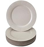 DISPOSABLE ROUND CHARGER PLATES - 20pc (Glitz-Champagne) | Amazon (US)