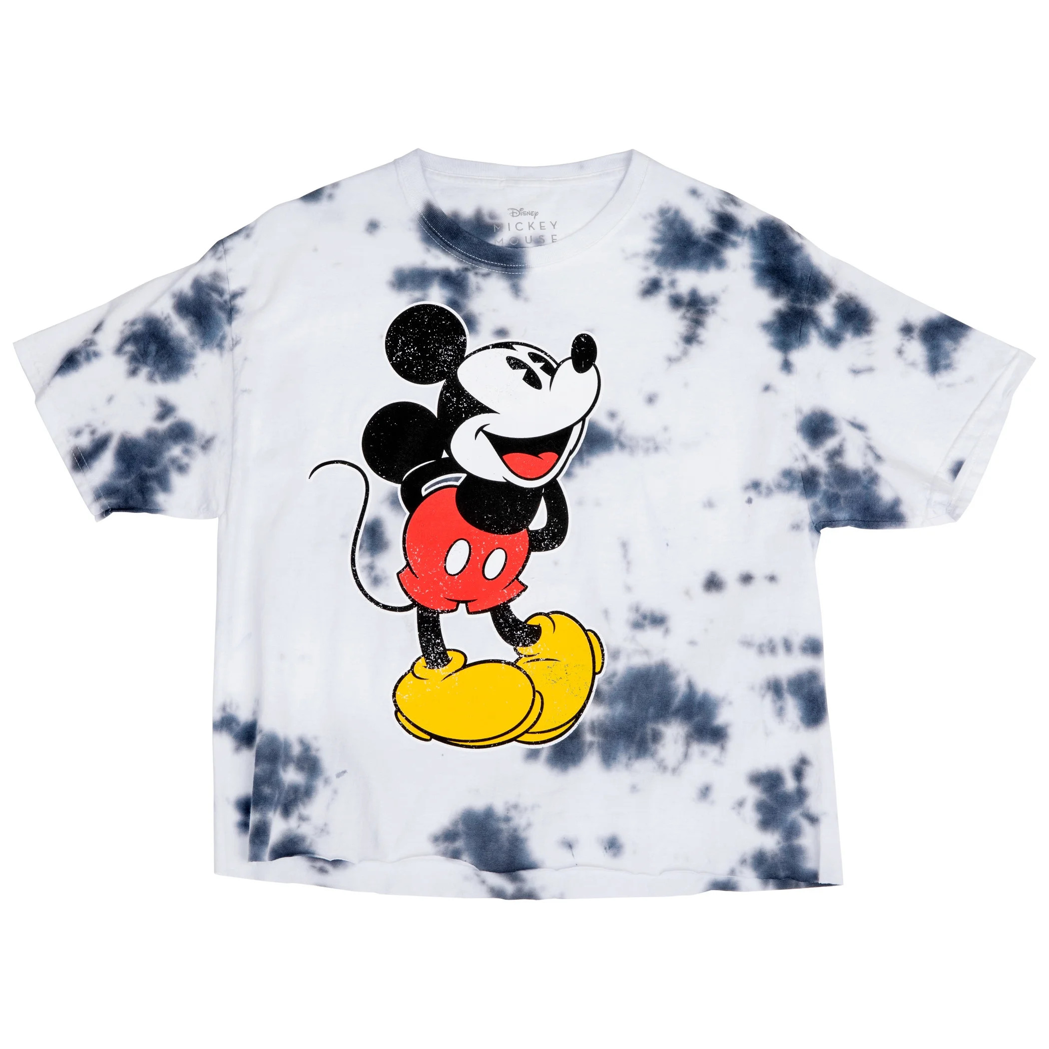 Disney Mickey Mouse Character Acid Washed Women's T-Shirt-Large | Walmart (US)