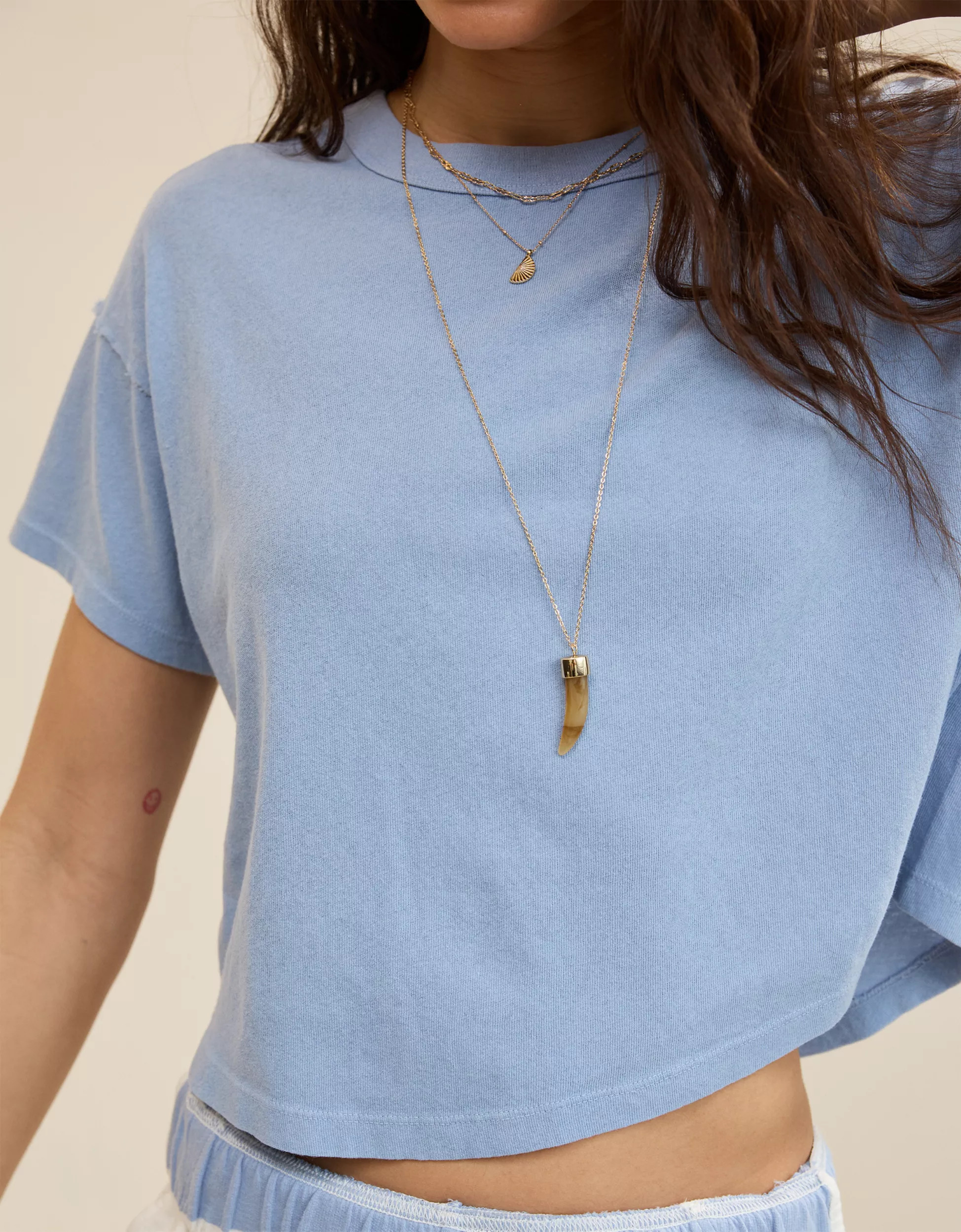 Aerie Summer Breeze Cropped T-Shirt | Aerie